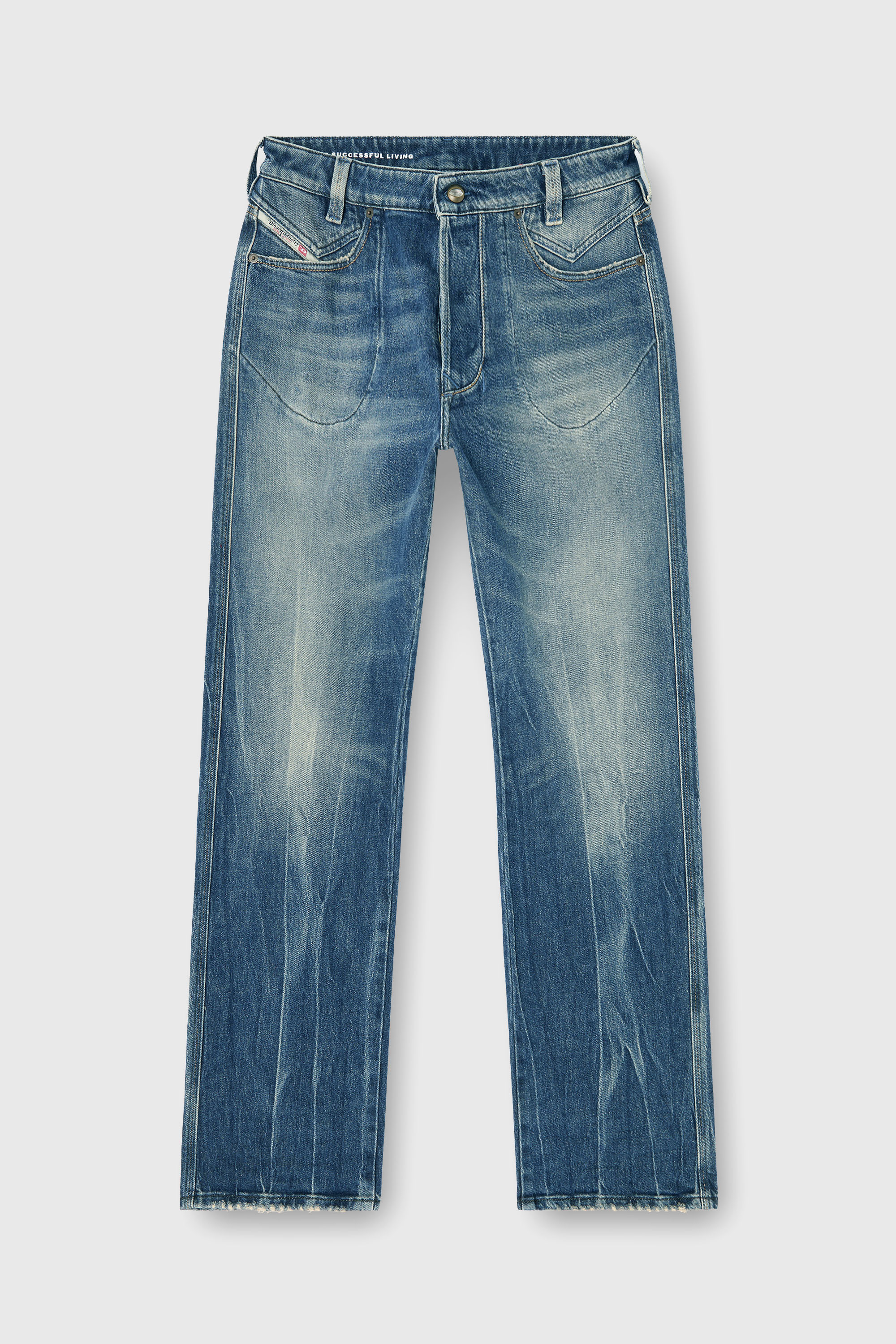 Diesel - Regular Jeans 1985 Larkee 09Q27 Hombre, Azul medio - 6