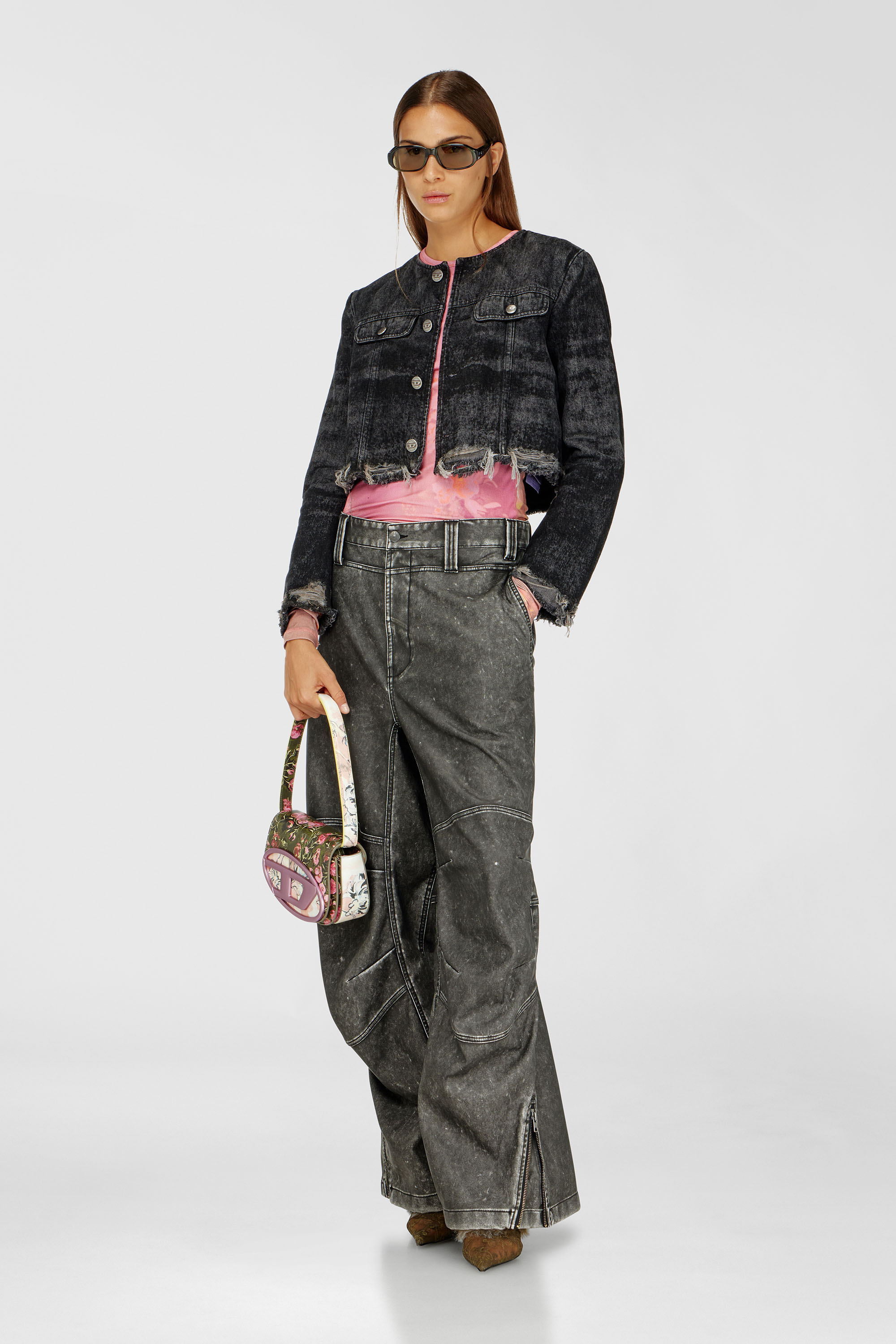 Diesel - 1DR, 1DR-Bolso ic&oacute;nico con estampado floral Mujer in Multicolor - 2