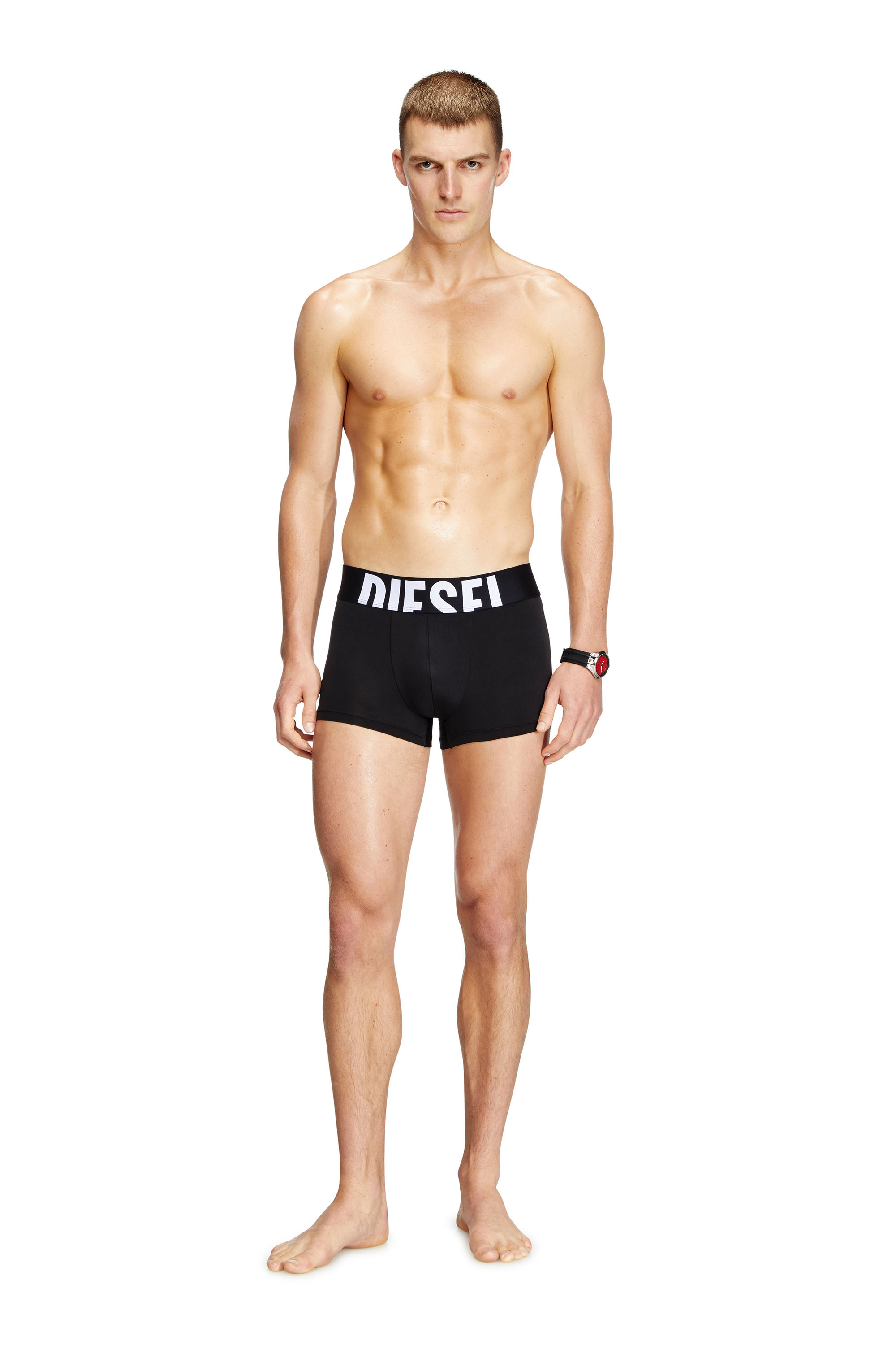 Diesel - DAMIEN-D-POP-3PACK-55, Paquete de tres bóxers ajustados de microfibra Hombre in Negro - 1
