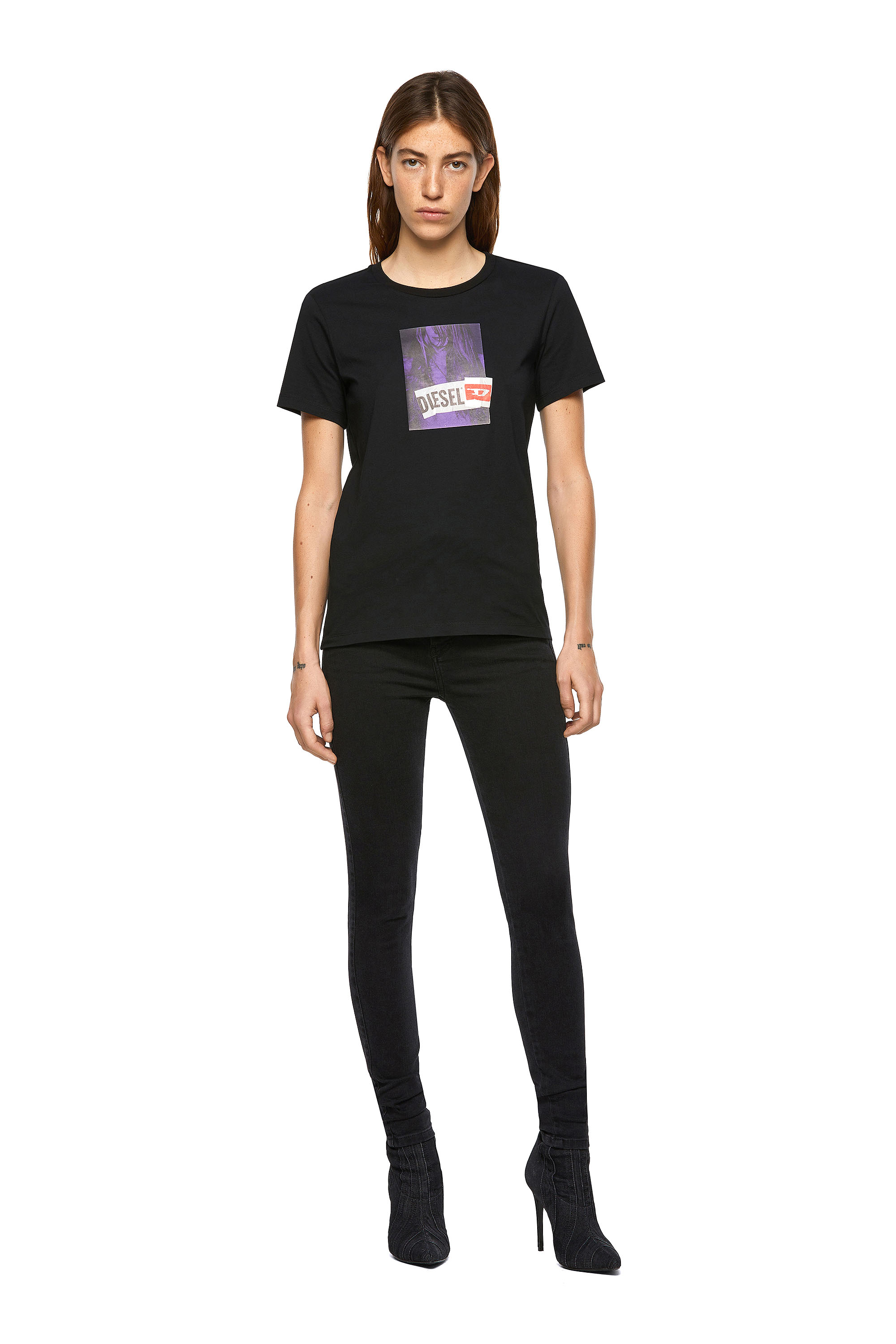 T-SILY-B3, Negro - Camisetas