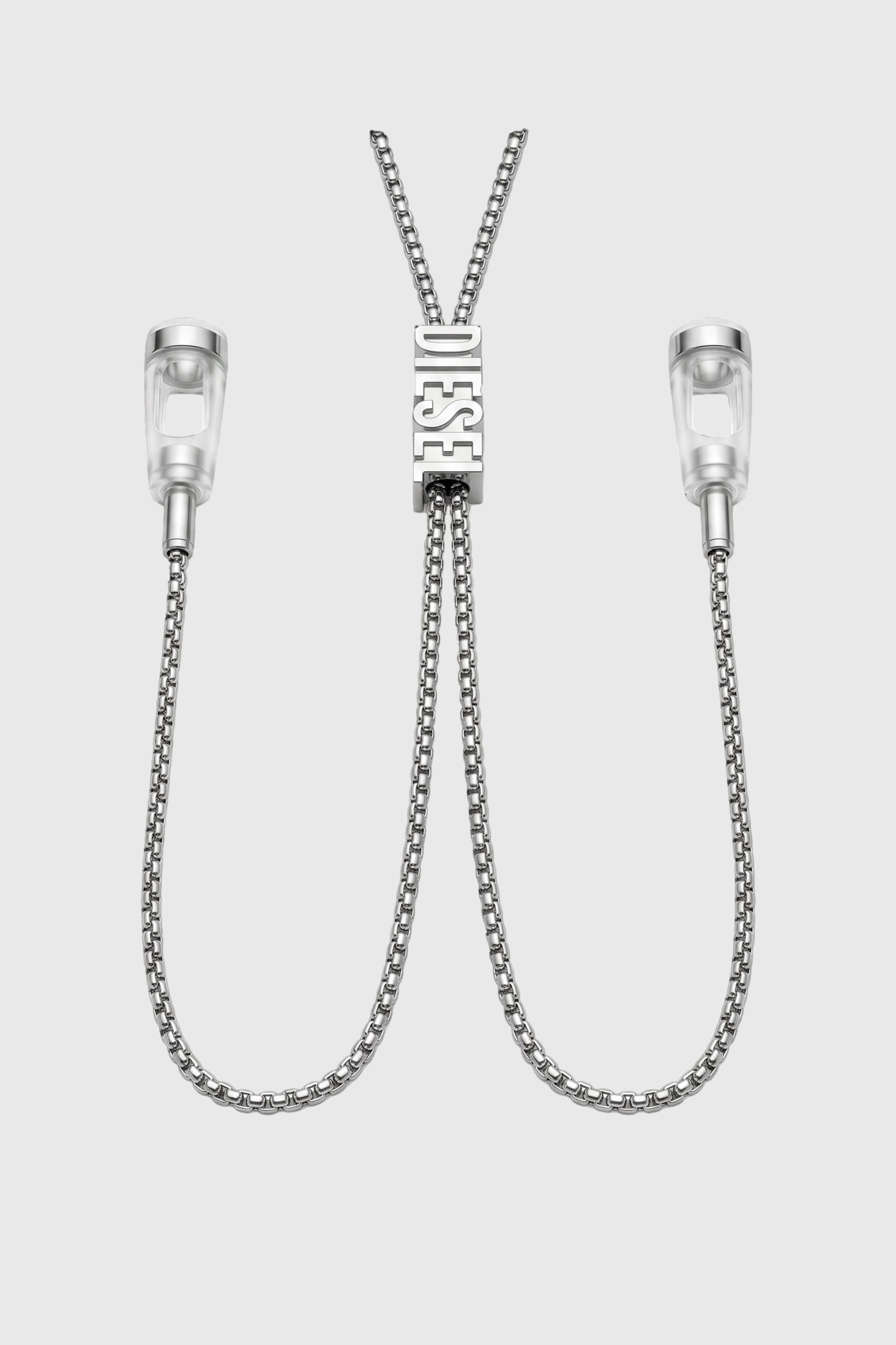 Diesel - 60669 EARBUDS CHAIN EARBUNDS CHAIN, Collar D Chain para auriculares Unisex in Plateado - 1