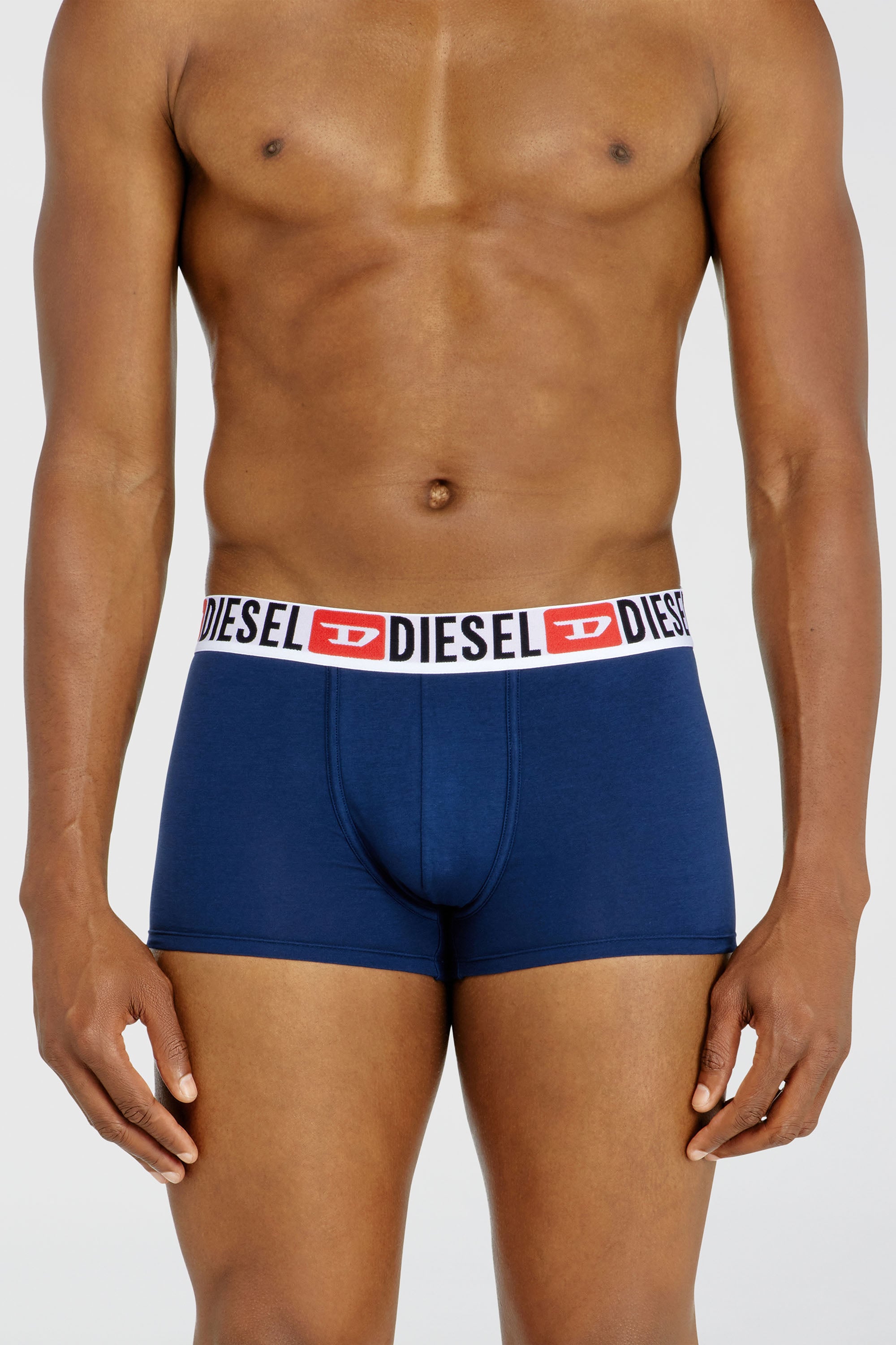 Diesel - UMBX-DAMIENTHREEPACK, Paquete de tres calzoncillos b&oacute;xer con logotipo en la cintura Hombre in Multicolor - 2