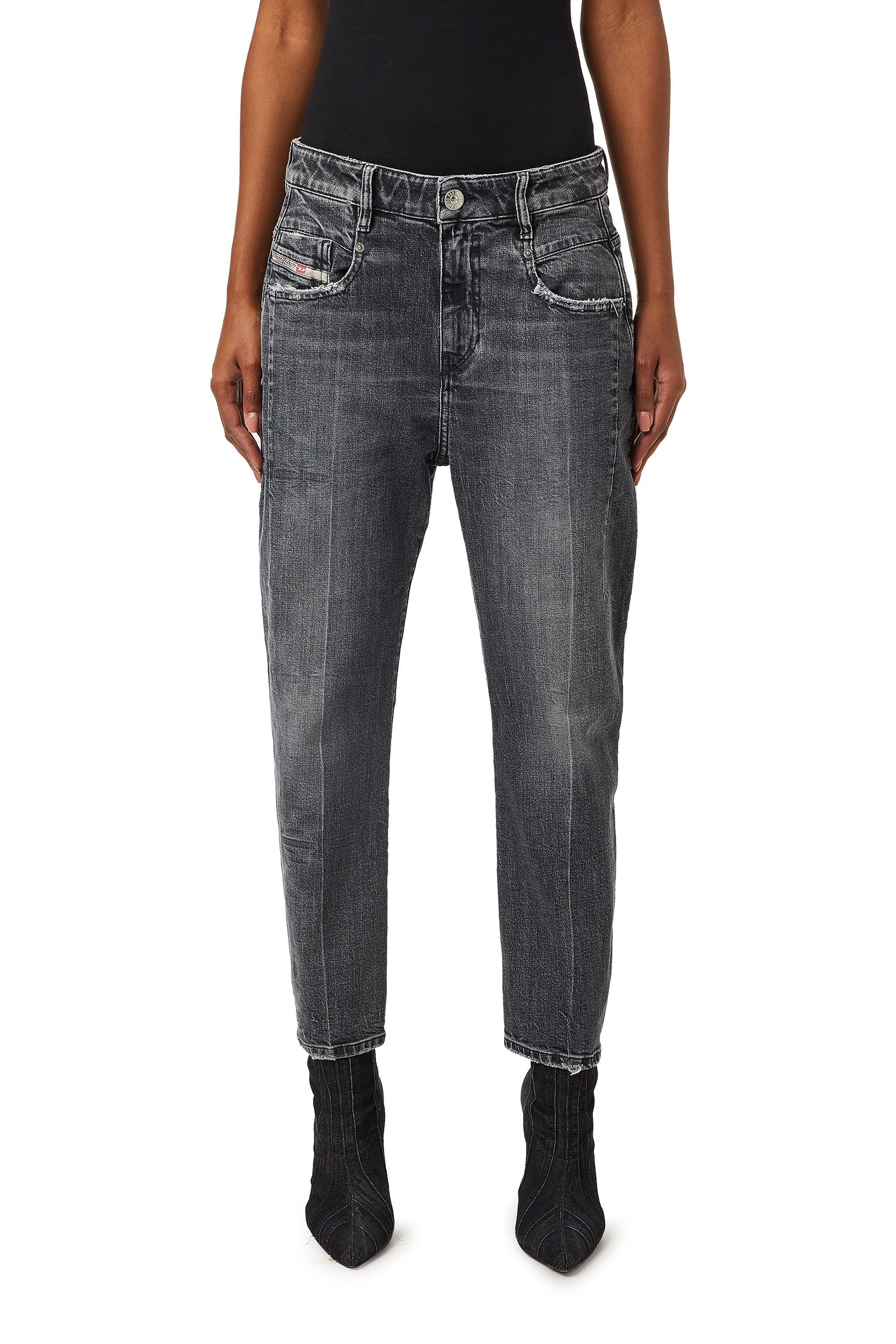Fayza 09A22, Negro/Gris oscuro - Vaqueros