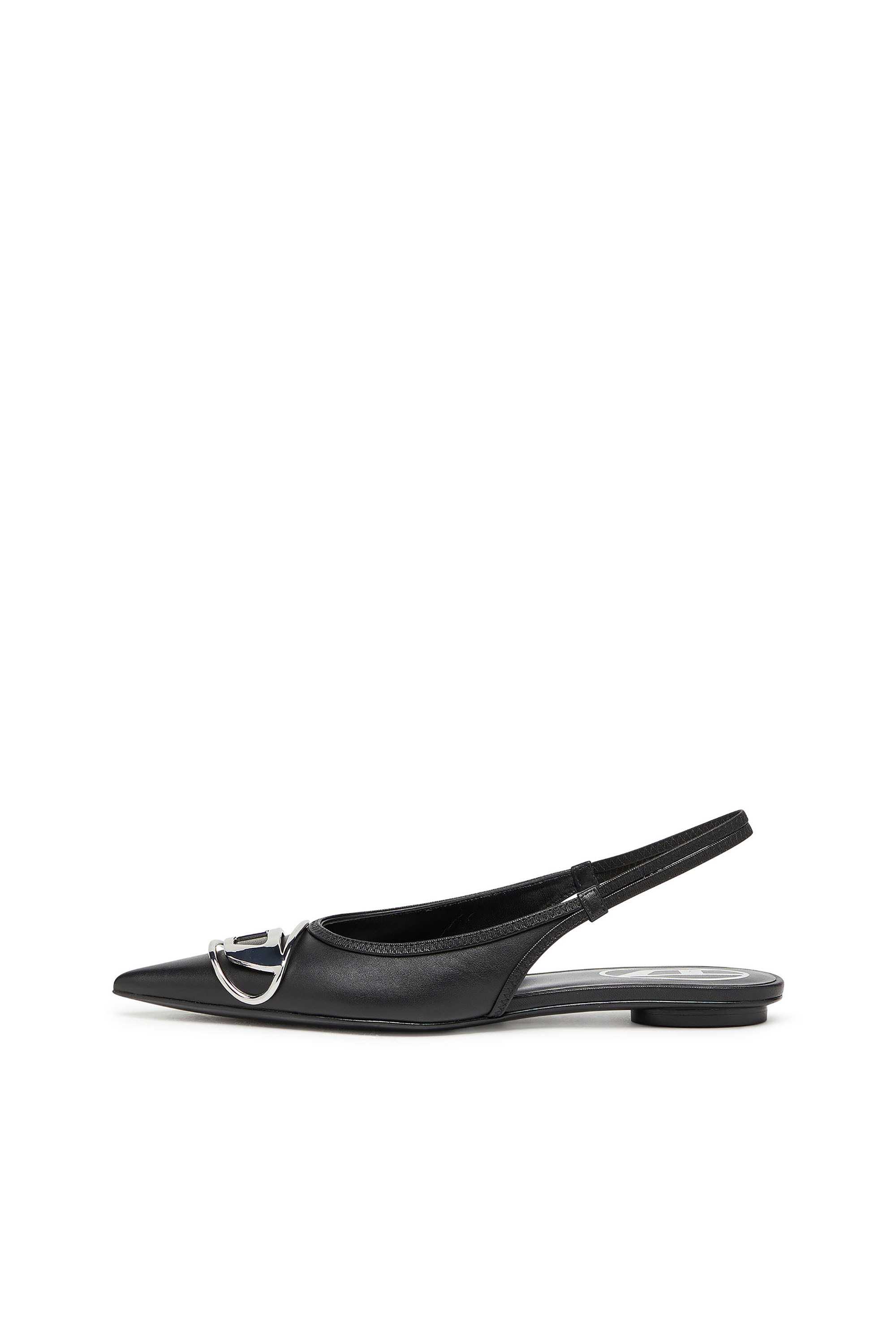 D-VENUS SB BAL, Negro Diesel - D-VENUS SB BAL, D-Venus-Zapatos planos sin talón en cuero napa Mujer in Negro - 7