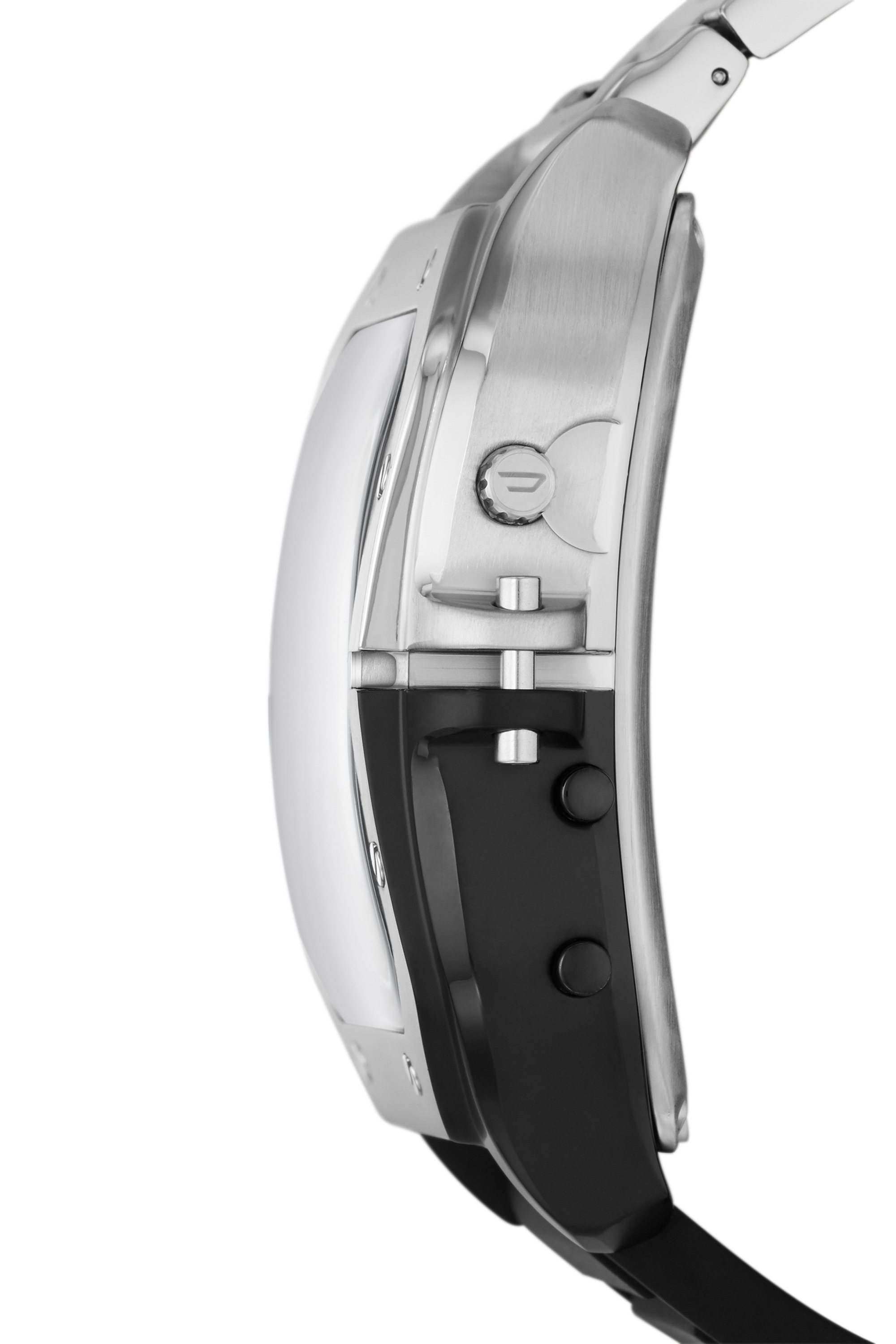 Diesel - DZ7458, Reloj Clasher anal&oacute;gico-digital en dos tonos Hombre in Plateado - 3