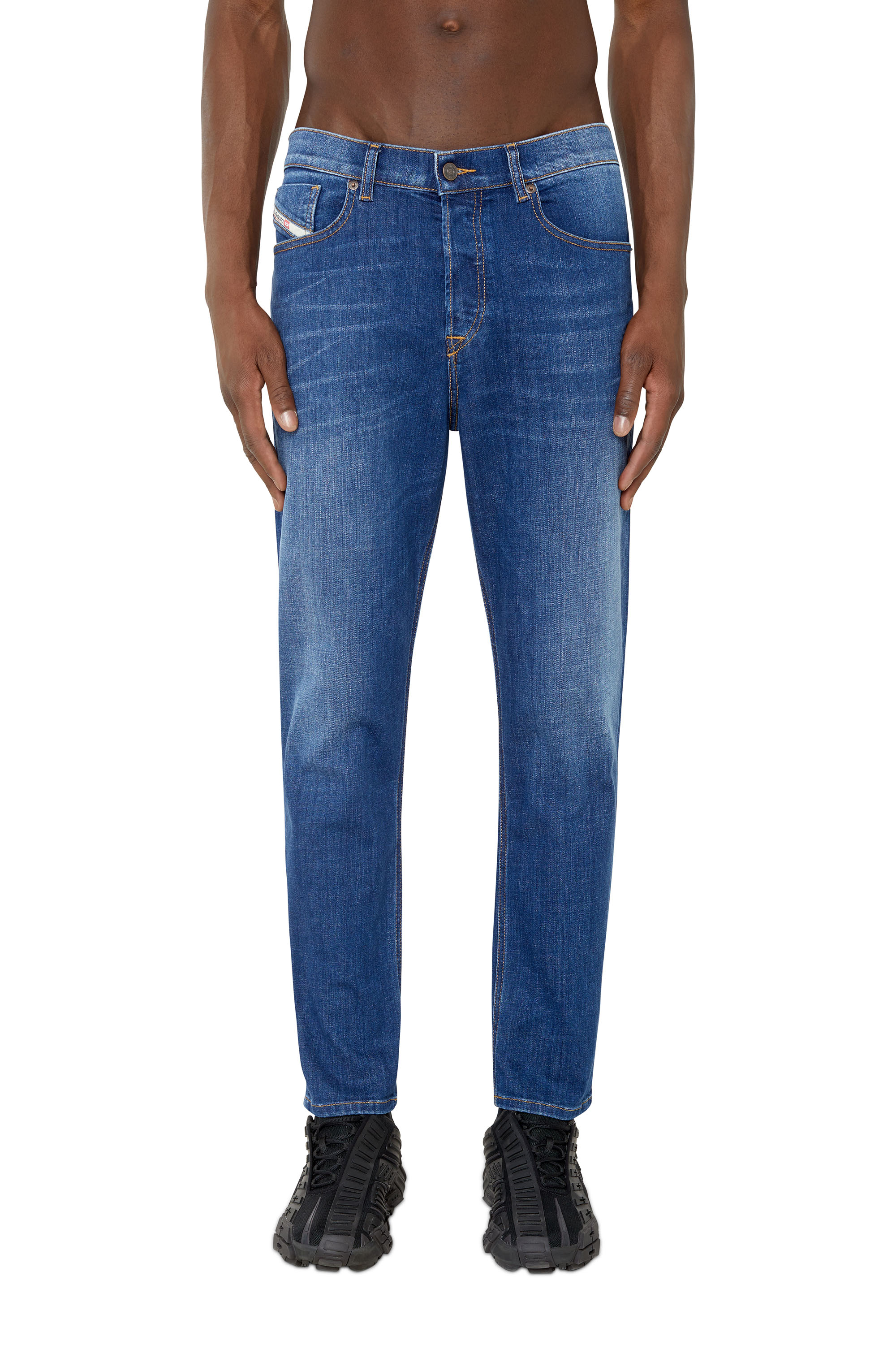 Diesel - 2005 D-FINING 09D46 Tapered Jeans, Azul medio - Image 1