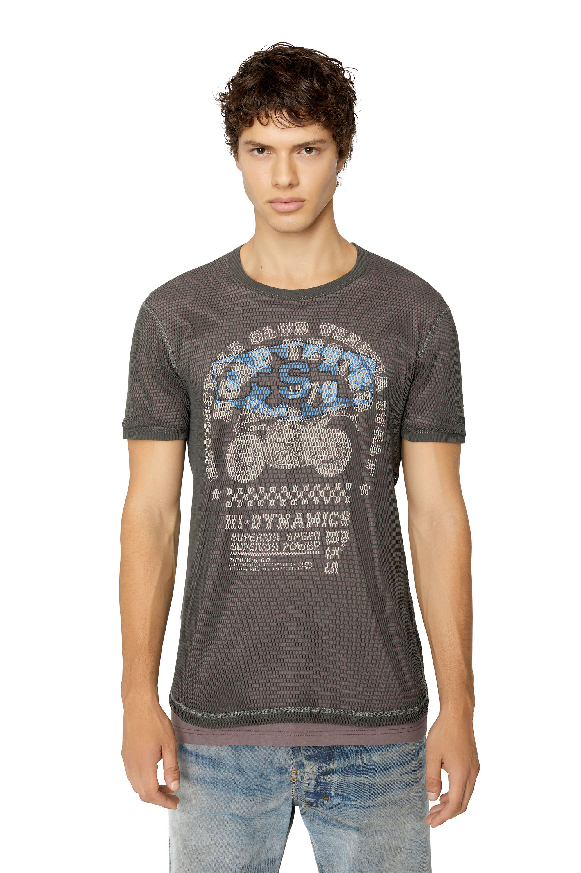 Diesel - T-FISHY, Gris oscuro - Image 1