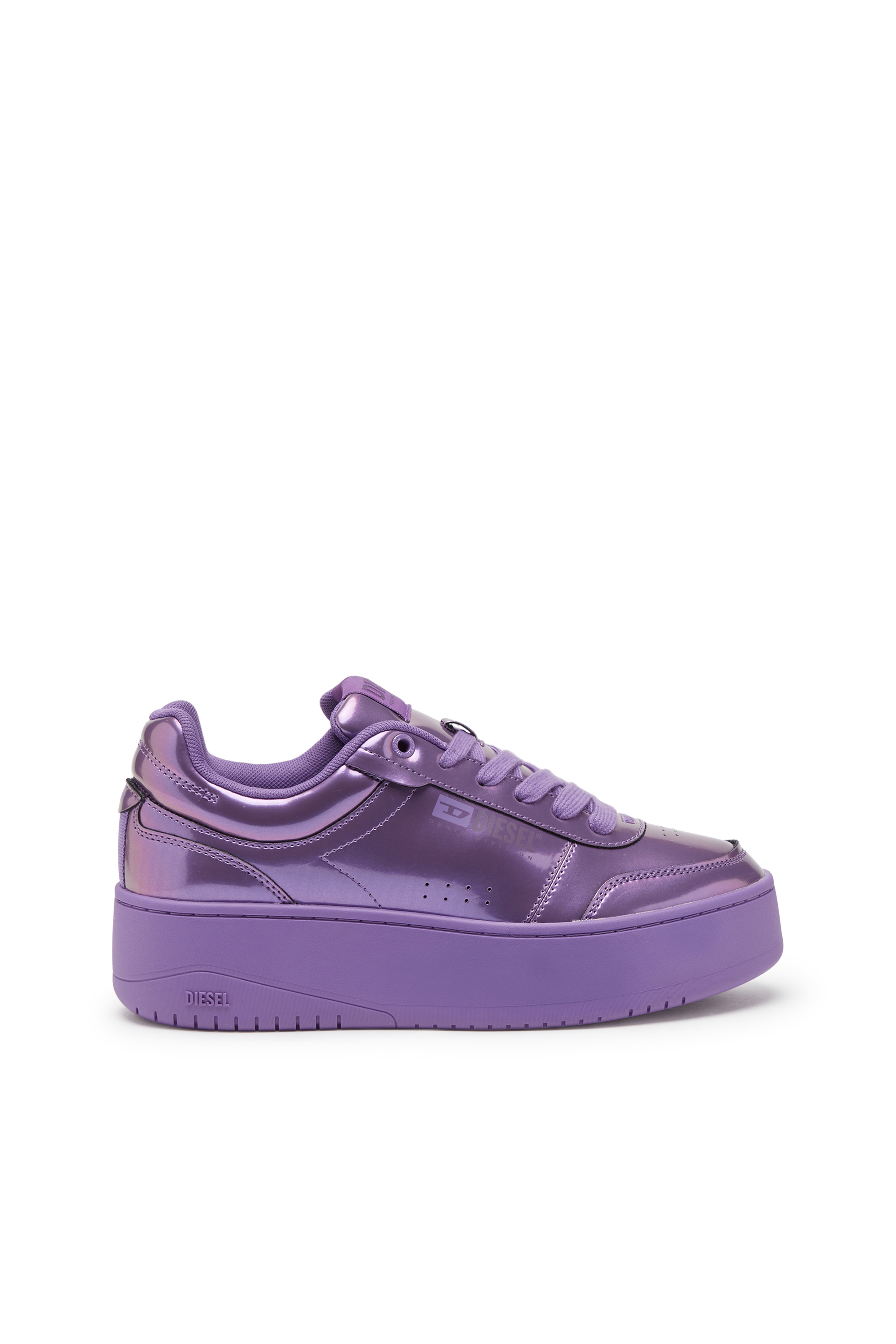 Diesel - S-ATHENE BOLD VTG W, S-Athene-Deportivas iridiscentes con suela de plataforma Mujer in Morado - 1