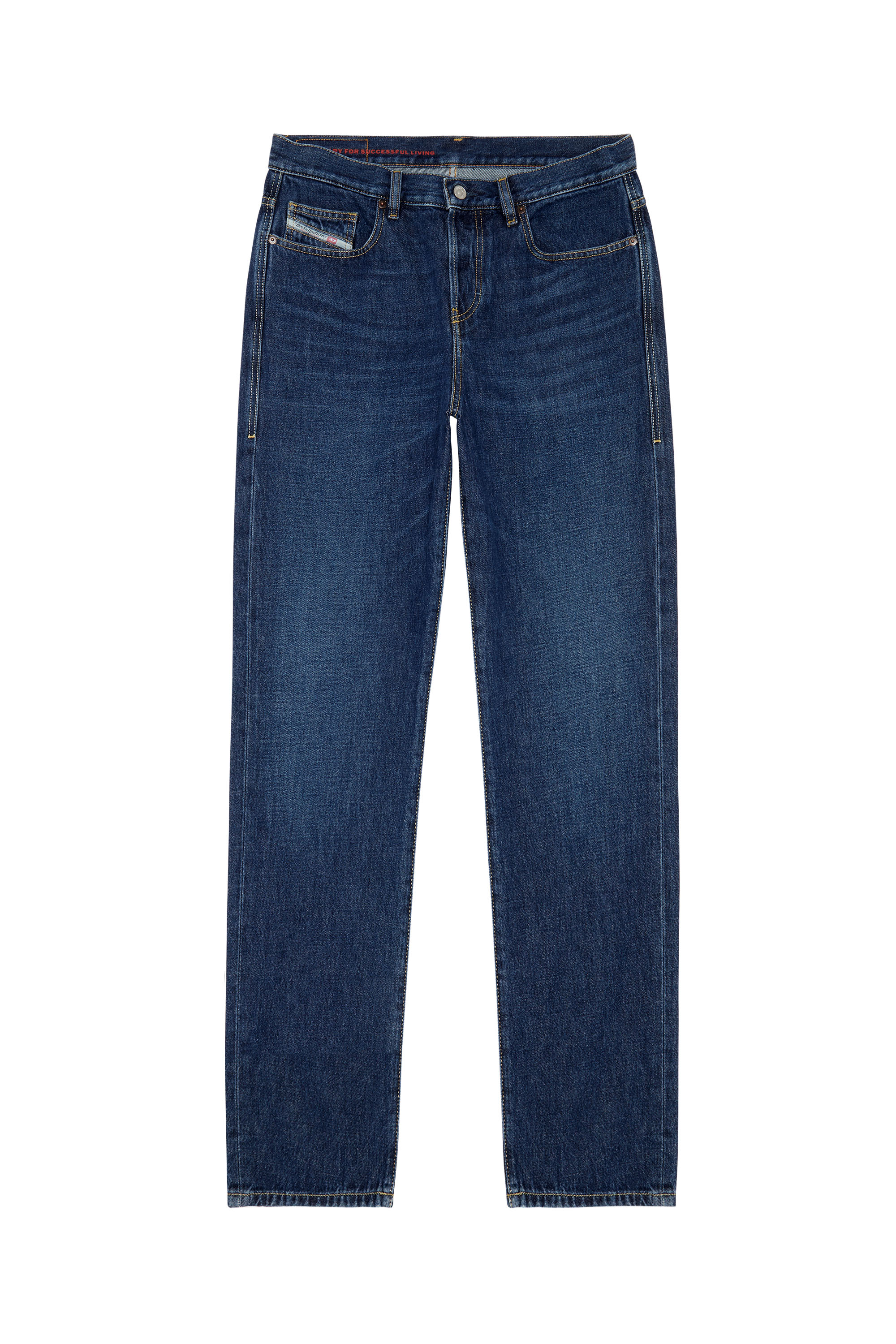 2020 D-VIKER 09C03 Straight Jeans, Azul Oscuro - Vaqueros