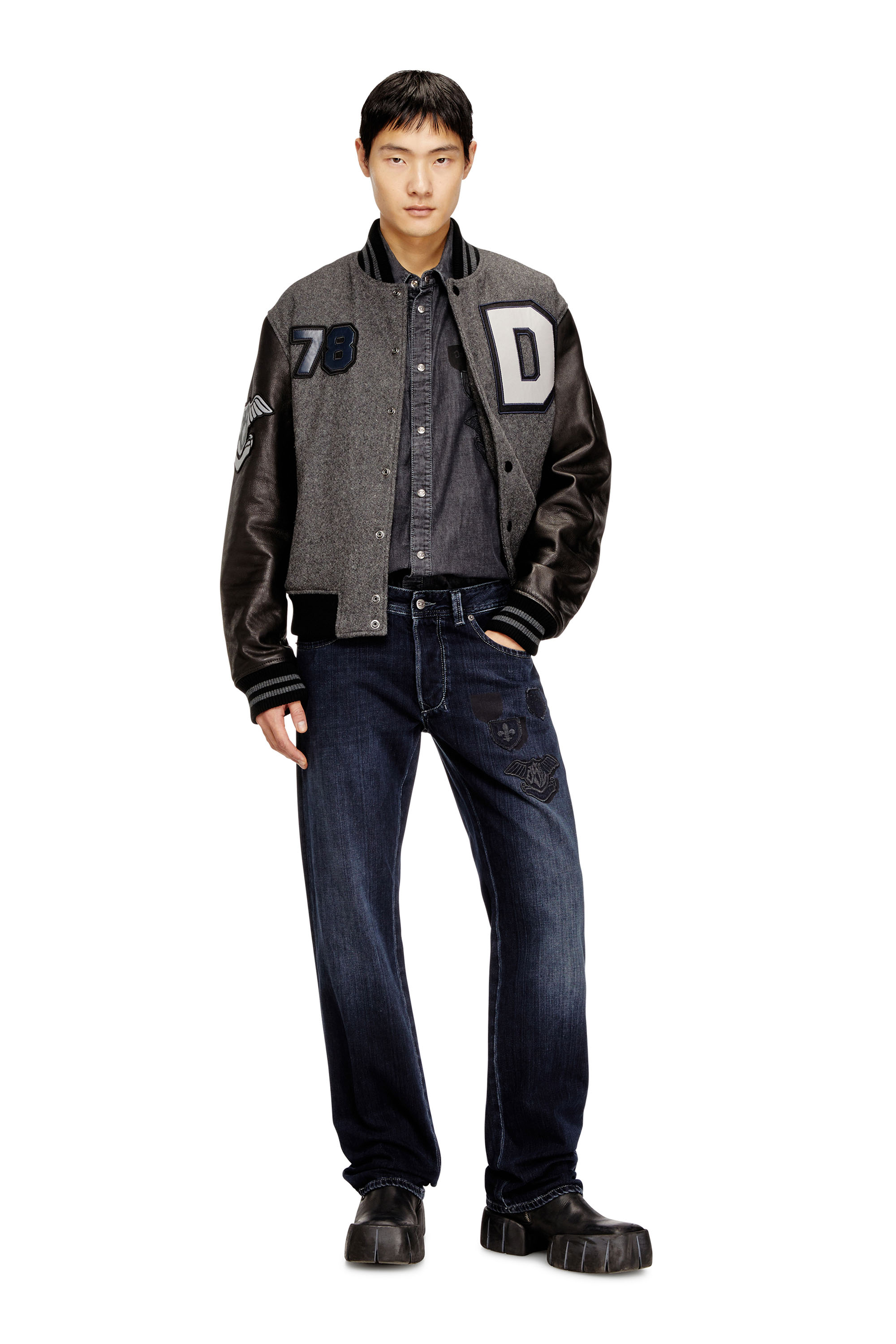 Diesel - Regular Jeans 1985 Larkee 09Q19 Hombre, Azul Oscuro - 1