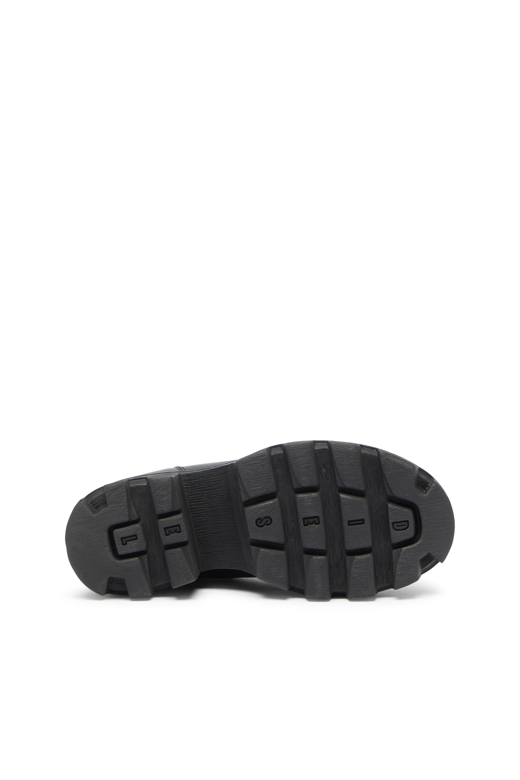 Diesel - D-HAMMER CHUNKY W, D-Hammer - Botines Chelsea de piel con suela gruesa Mujer in Negro - 5