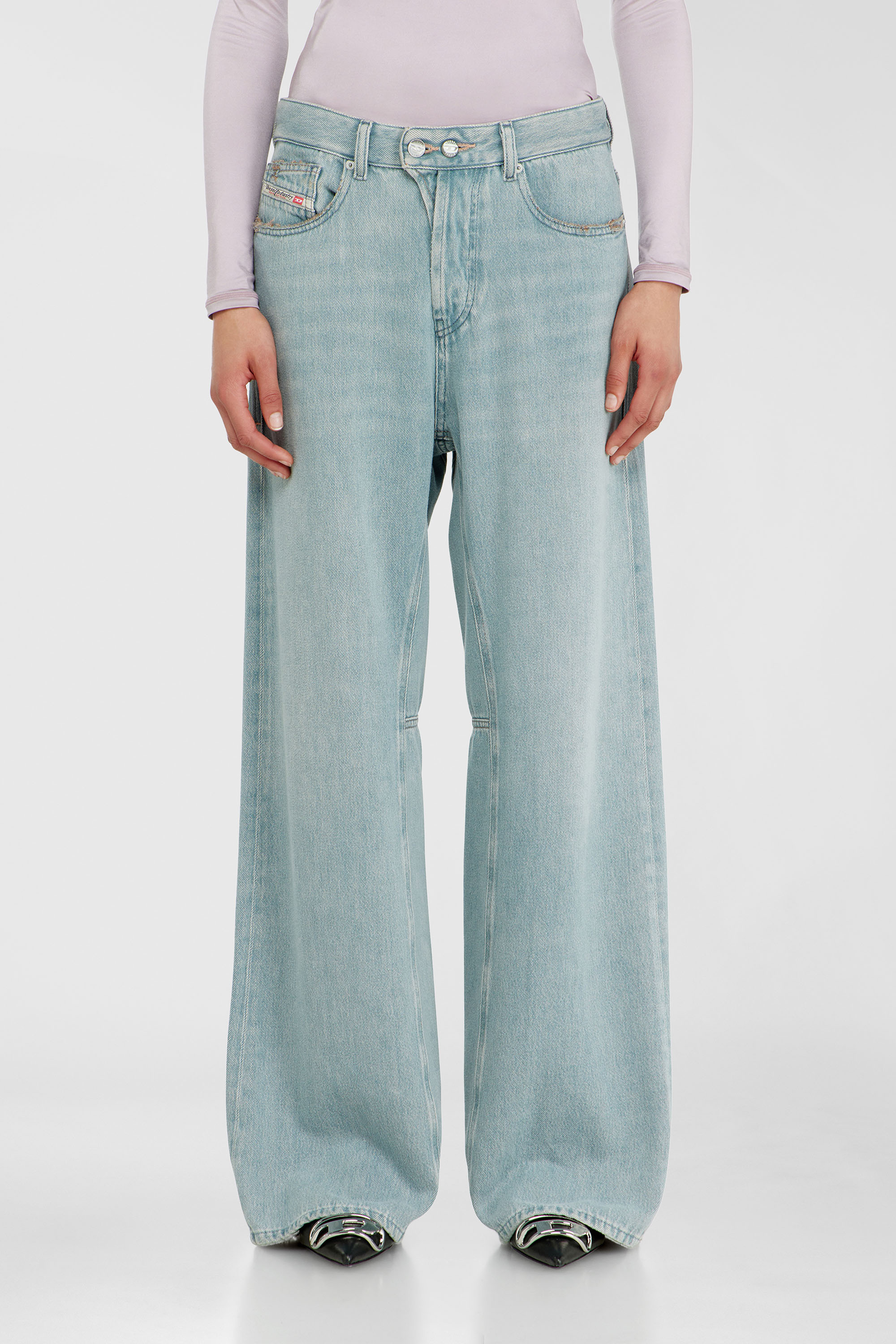 Diesel - Relaxed Jeans 1996 D-Sire 09P84 Mujer, Azul Claro - 1