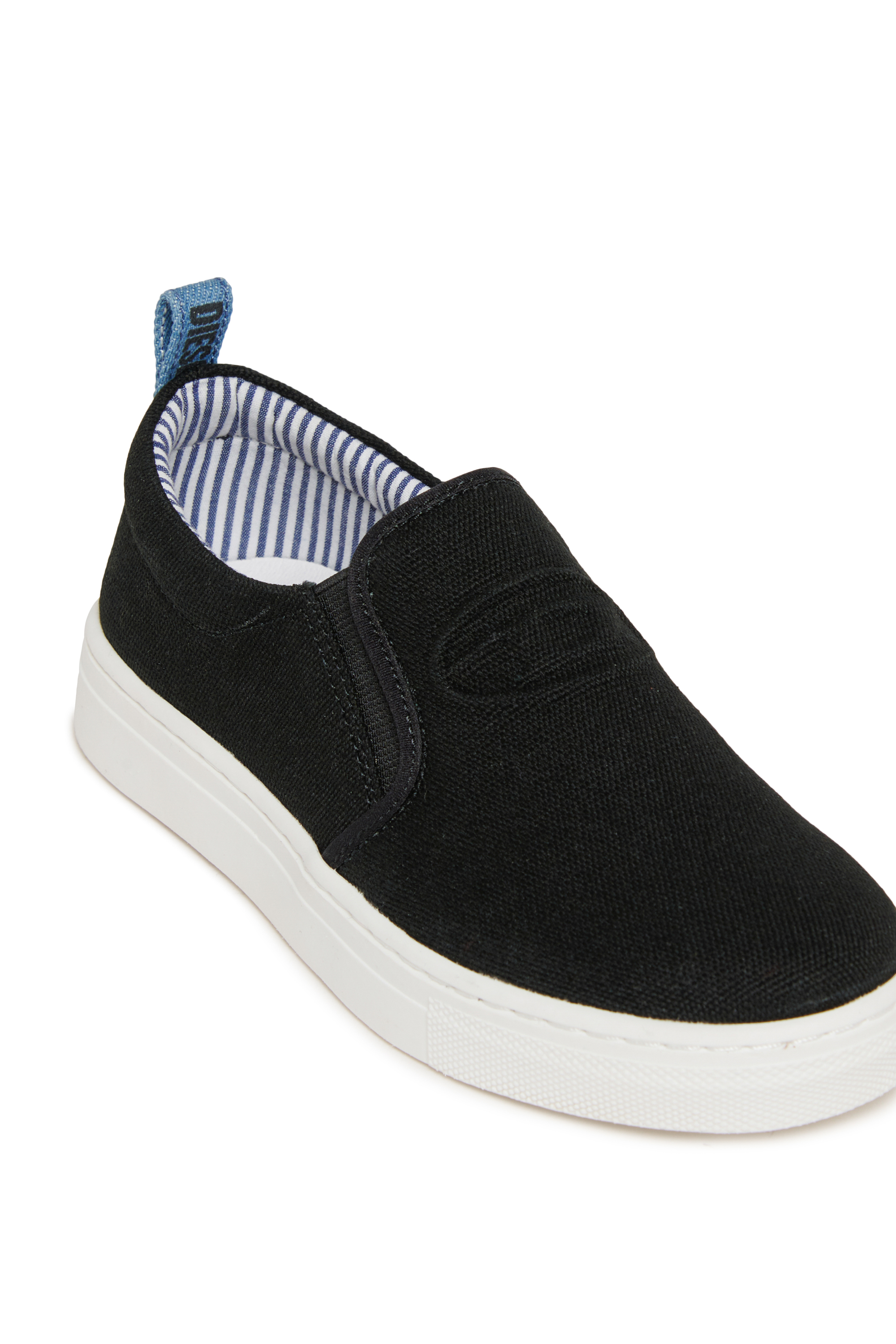 Diesel - S-SLIPGAB, S-SLIPGAB-Zapatillas slip-on de algod&oacute;n Unisex in Negro - 4