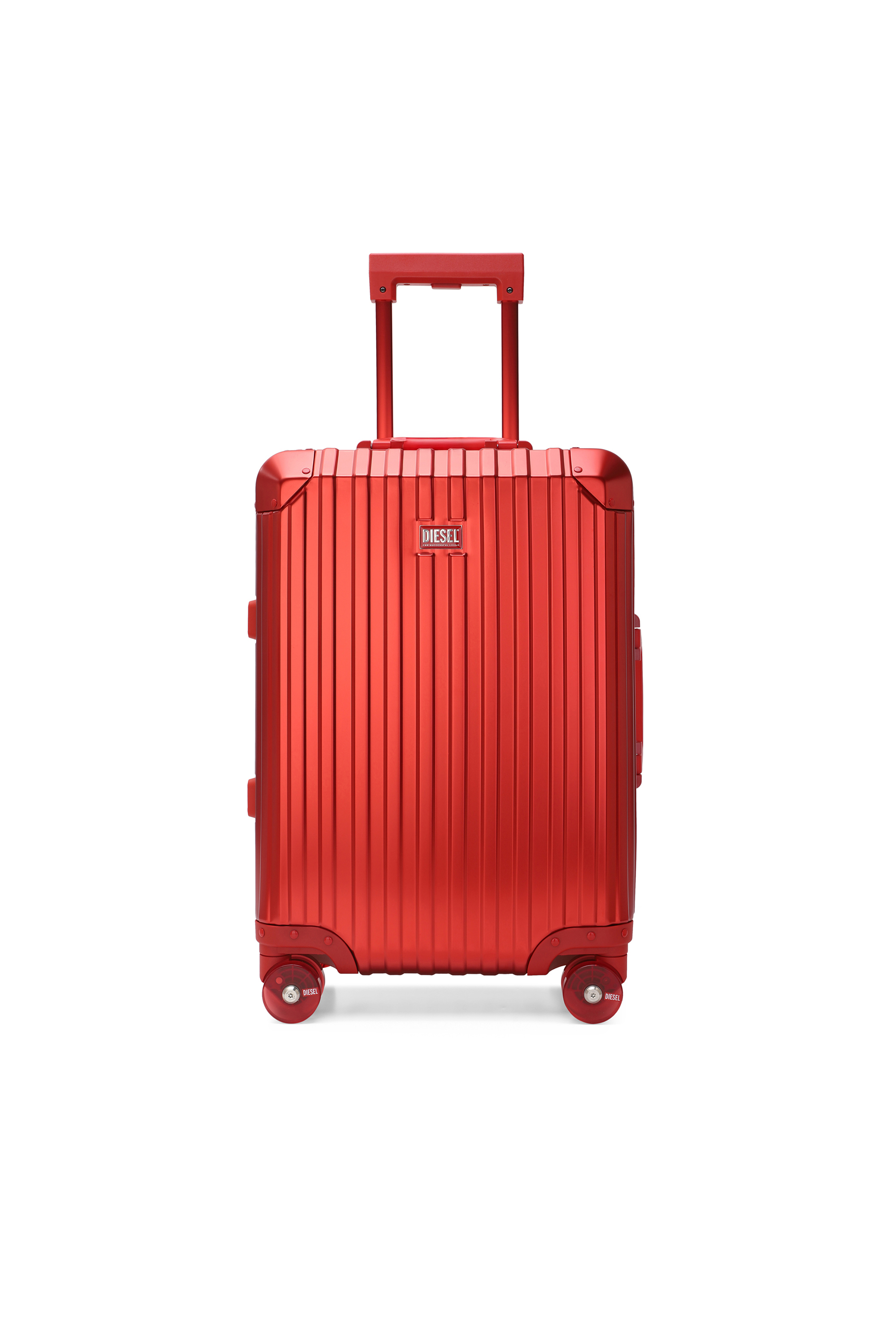 Diesel - DIESEL ALUMINUM TROLLEY- DSL002, Maleta de aluminio tama&ntilde;o S Unisex in Rojo - 1