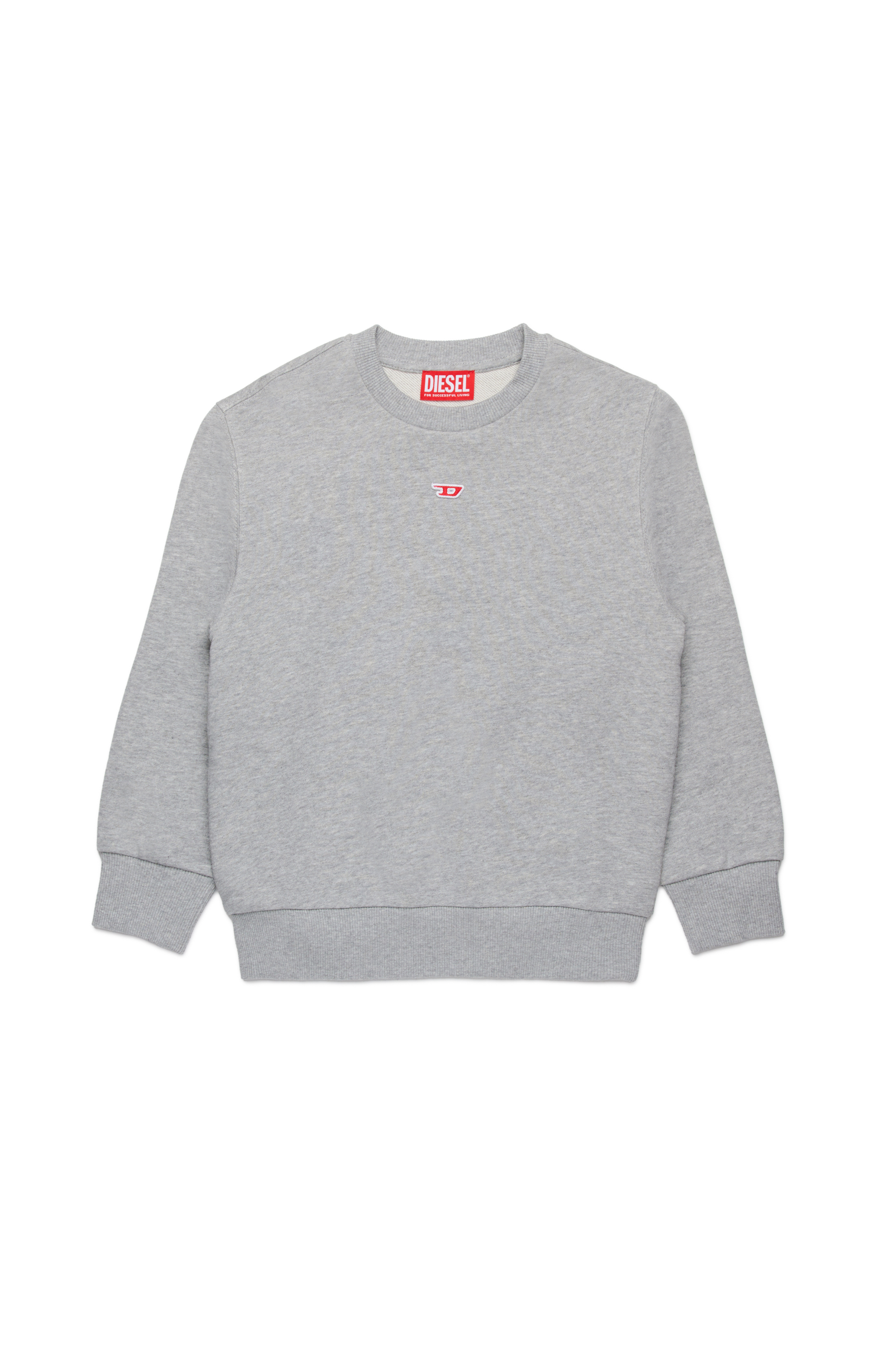 Diesel - SGINND OVER, Sudadera con logotipo D Unisex in Gris - 1