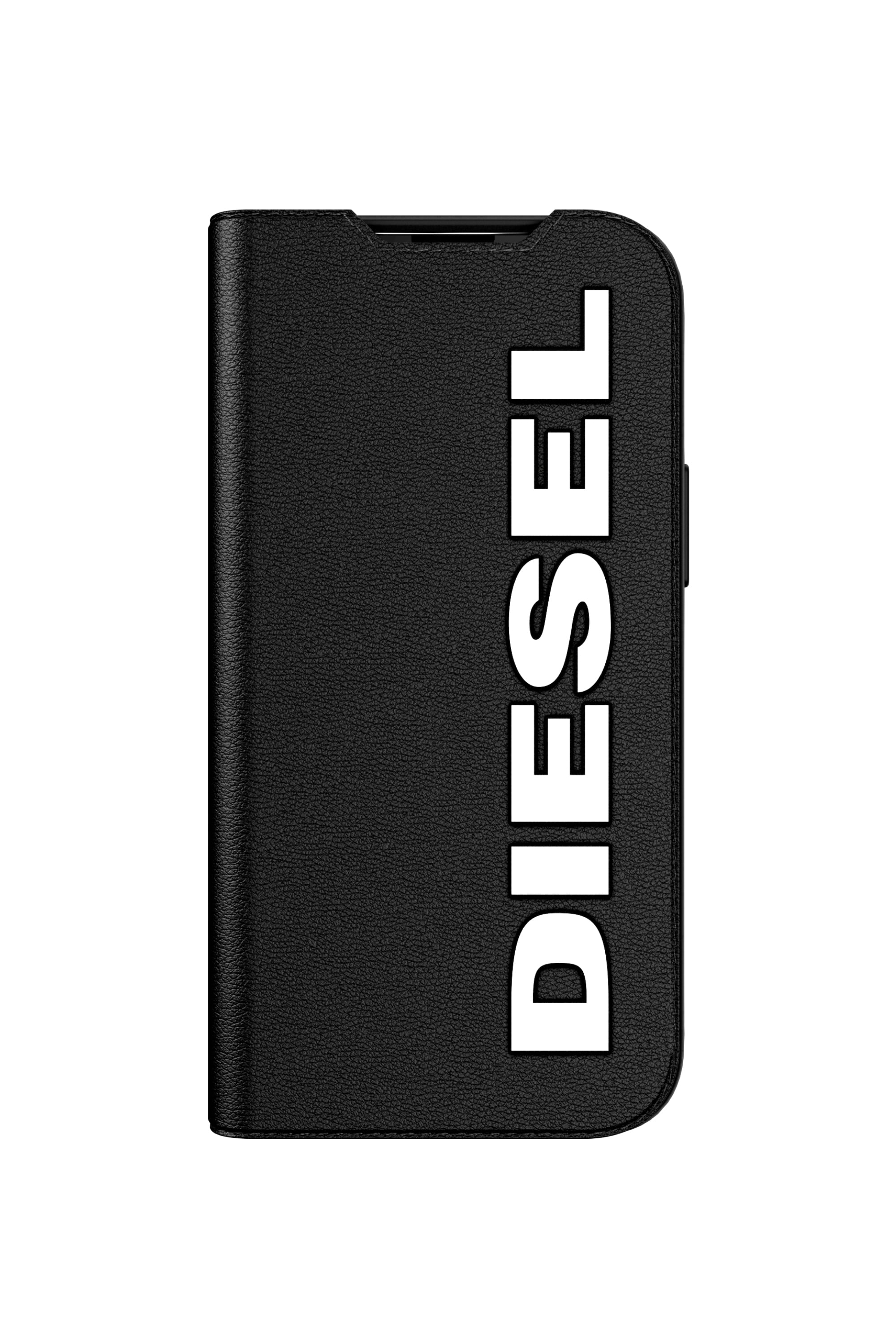 Diesel - 47158 BOOKLET CASE BOOKLET CASE, Funda con tarjetero por iPhone 13/13 Pro Unisex in Negro - 2