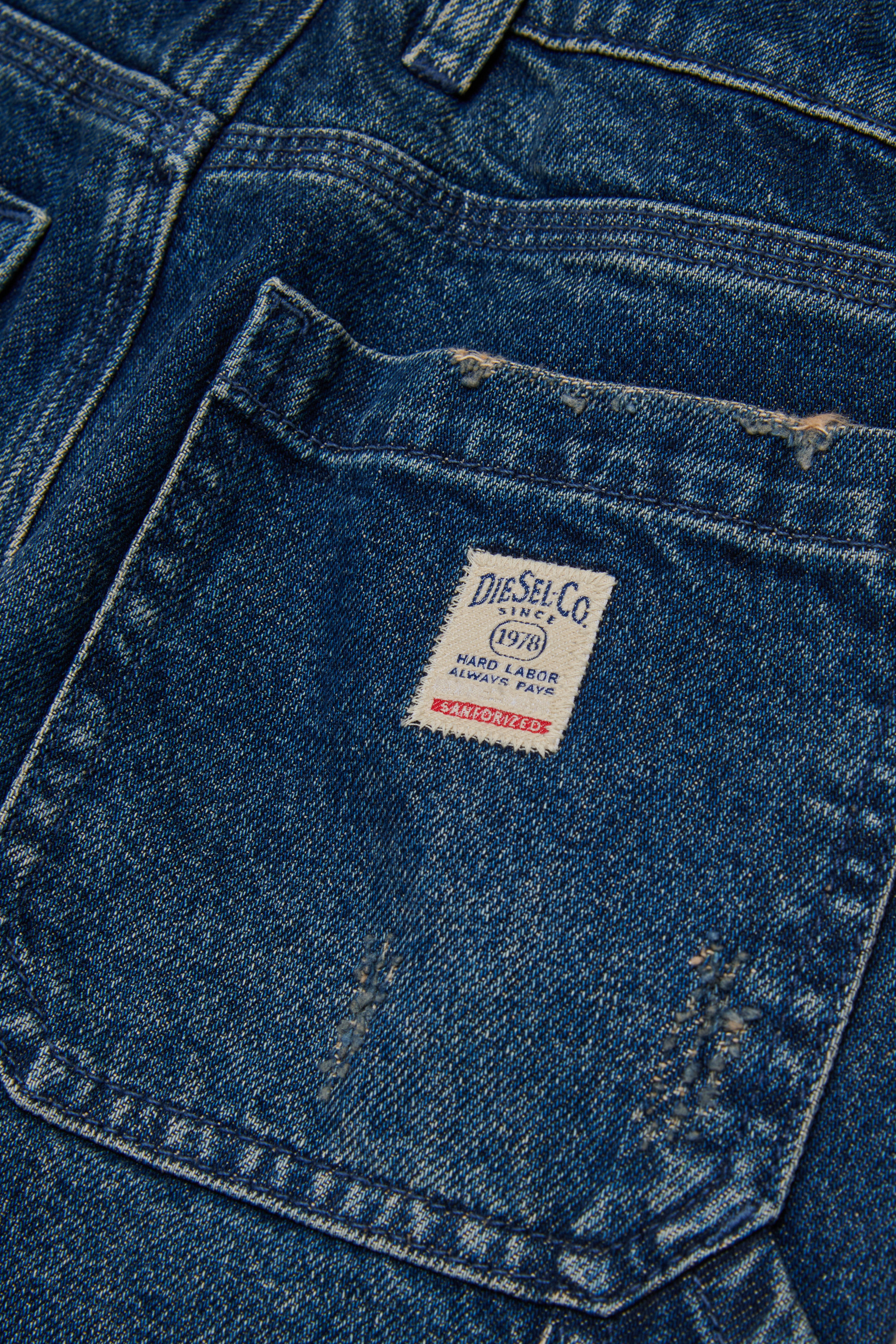 Diesel - D-ARGJX-WORK-J Mujer, Azul Oscuro - 4