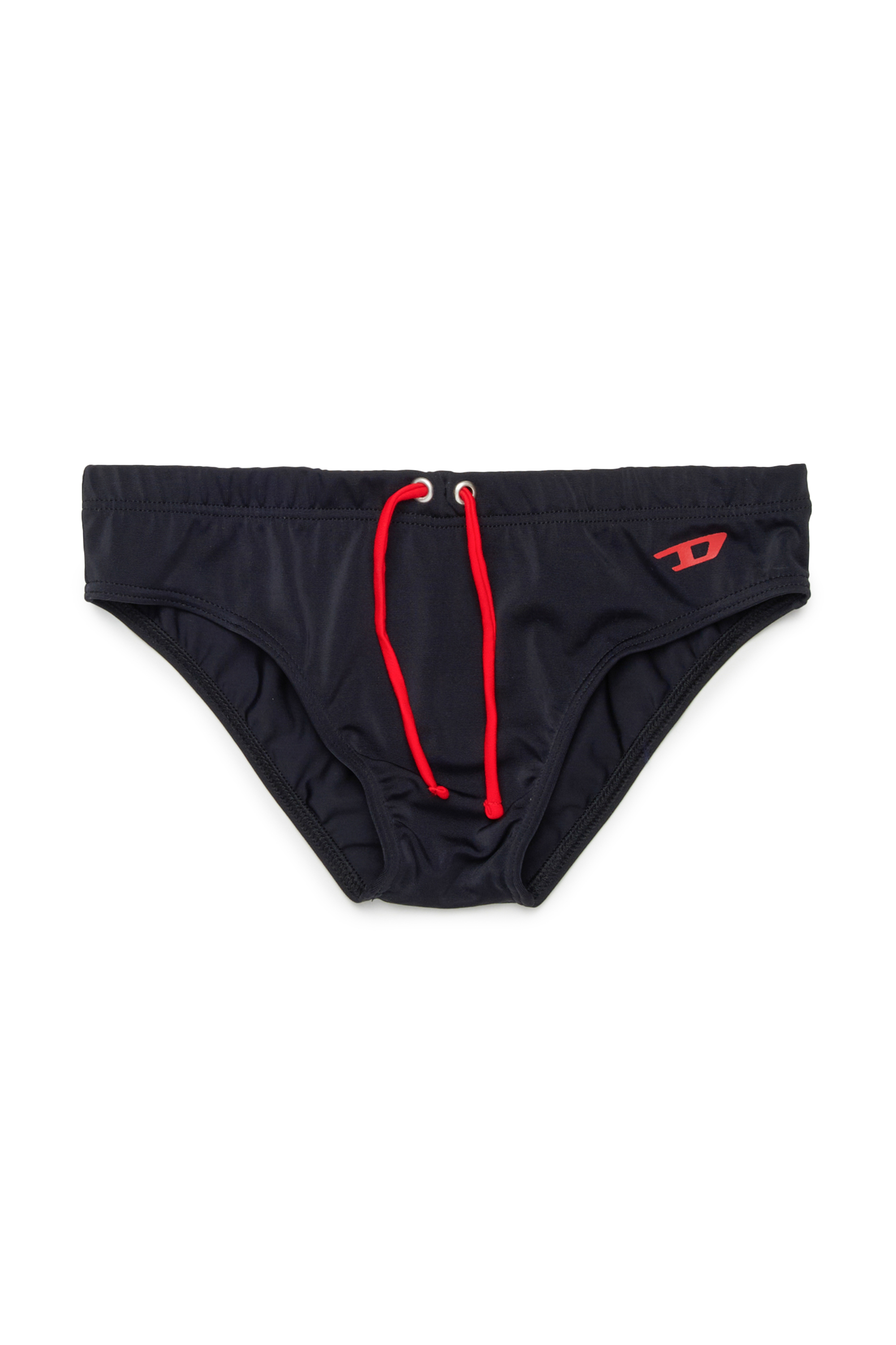 Diesel - MILARDY, Ba&ntilde;adores tipo slip con cord&oacute;n ajustable Hombre in Negro - 1