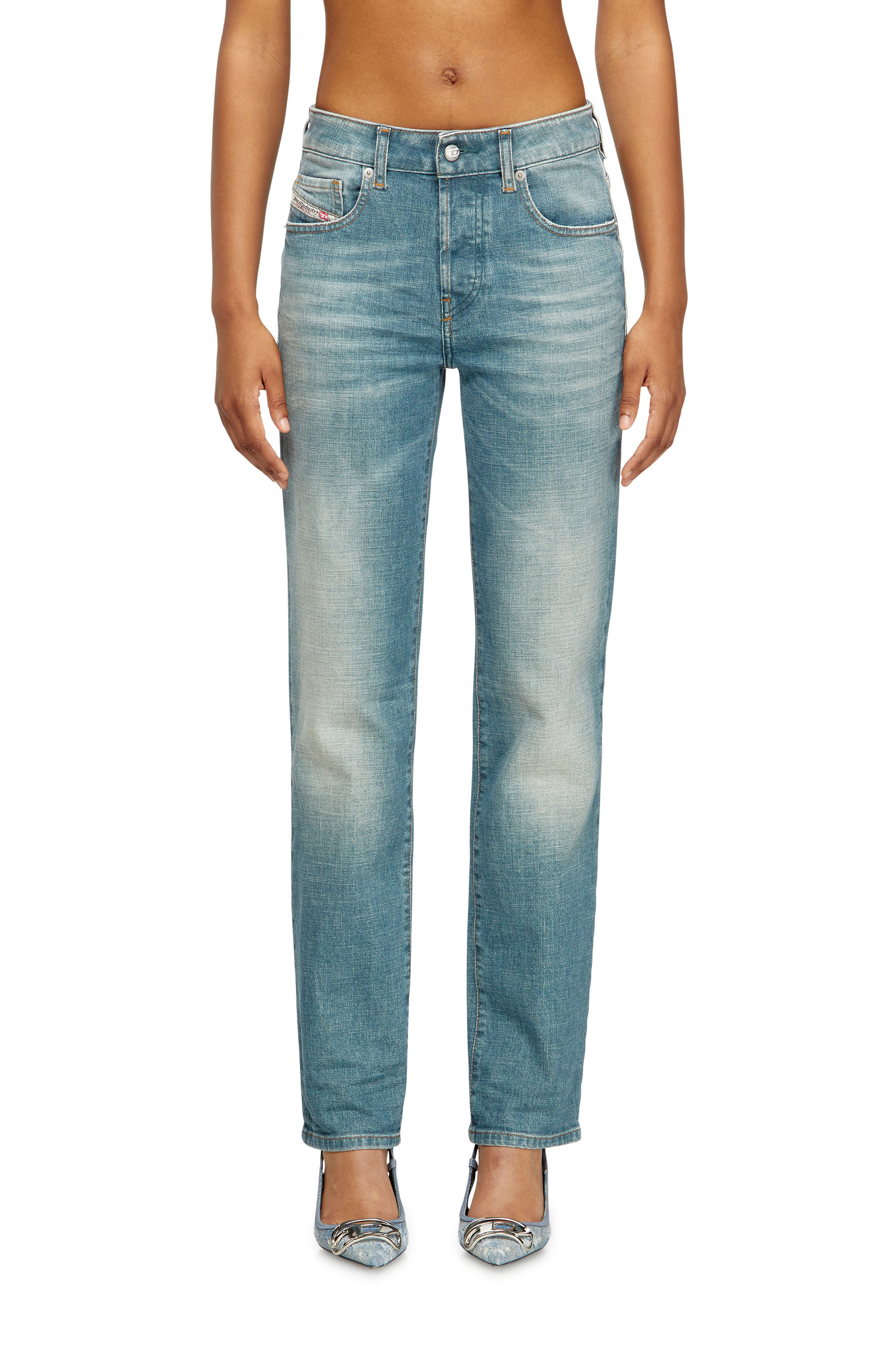 Diesel - Regular Jeans 1989 D-Mine 09M58 Mujer, Azul medio - 3