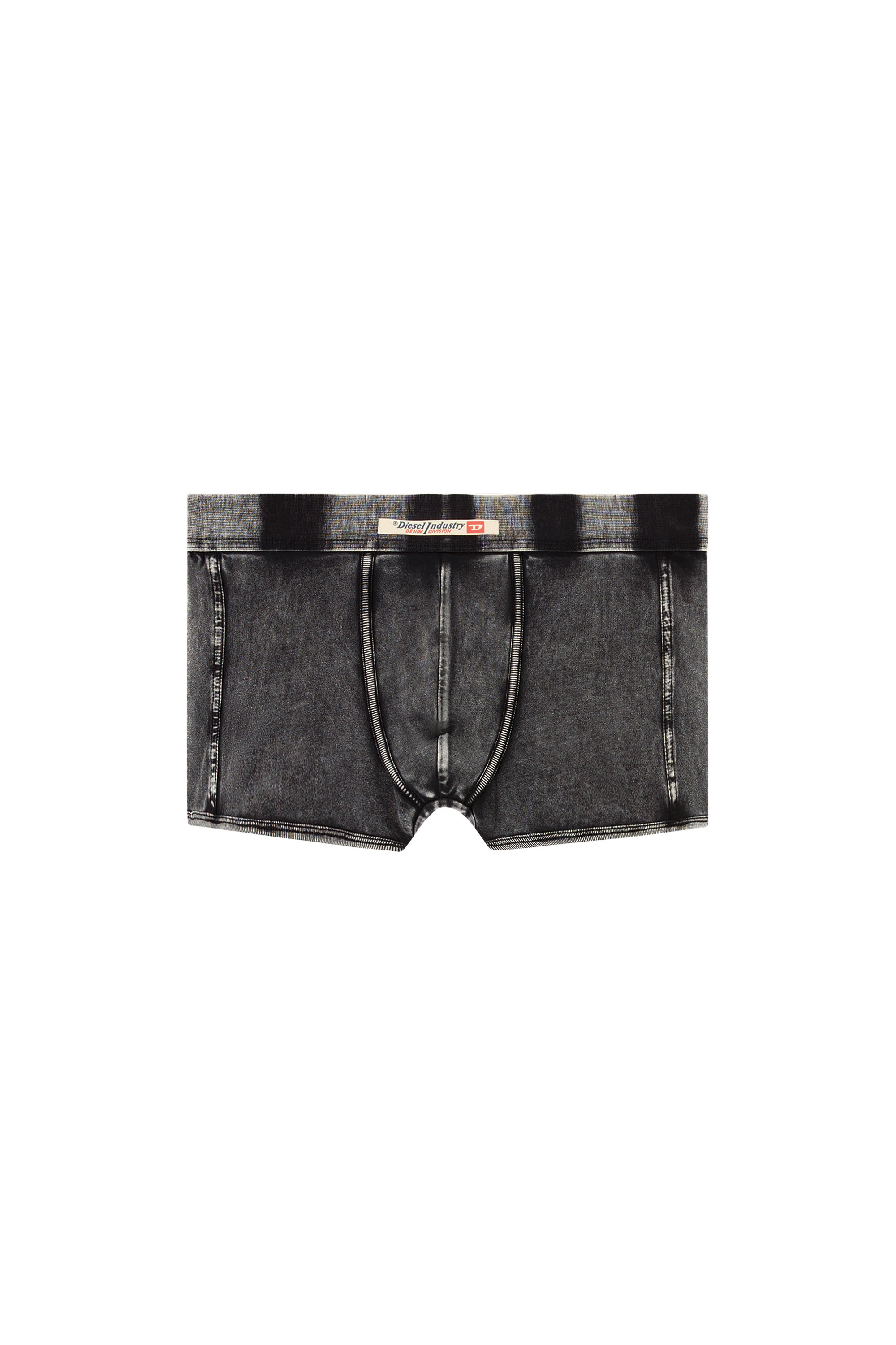 Diesel - DAMIEN-DNM, Bóxer con efecto denim Hombre in Negro - 4