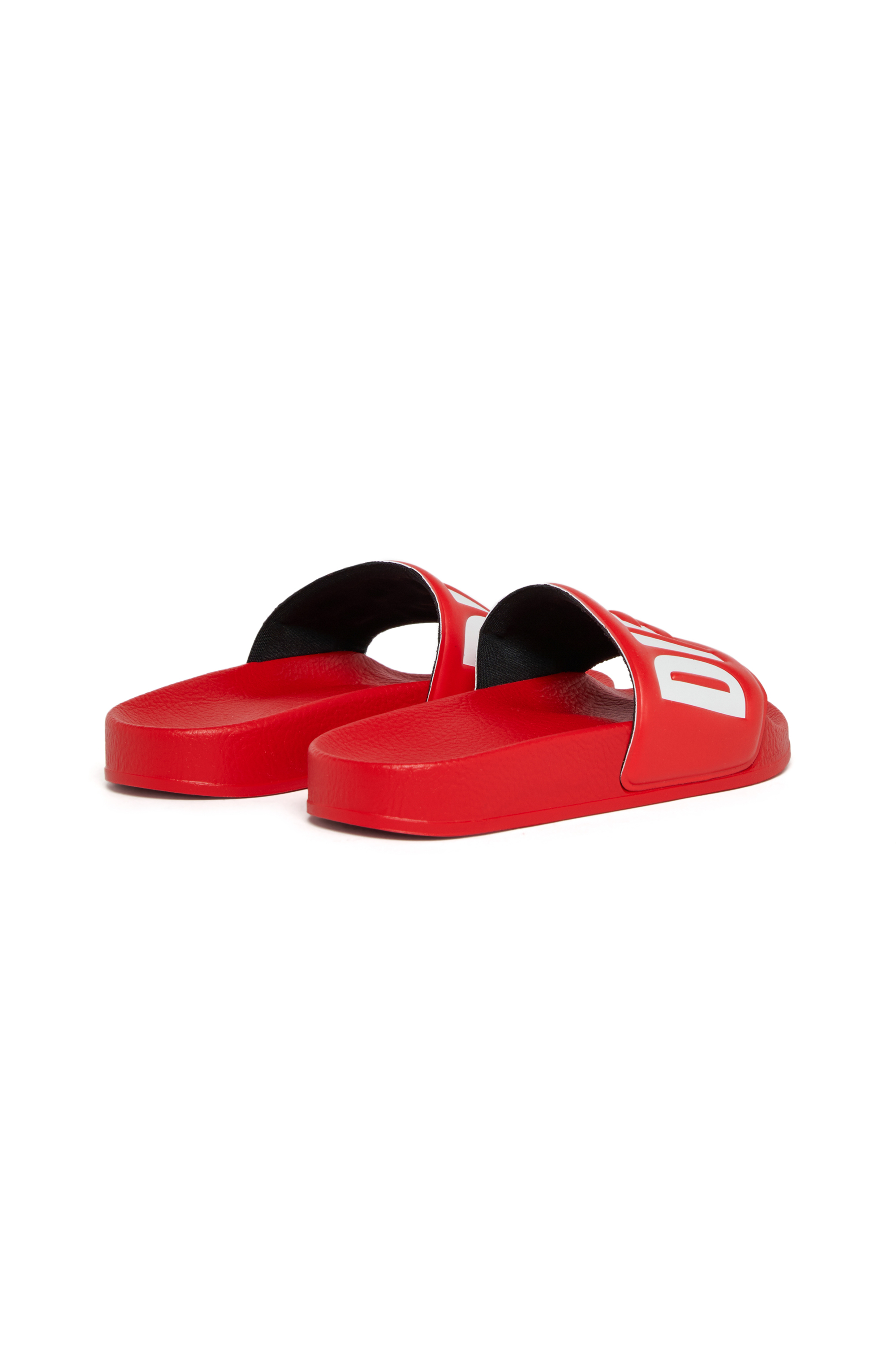 Diesel - SA-BWBISQOF, SA-BWBISQOF-Zapatillas con logotipo grabado en relieve Unisex in Rojo - 3