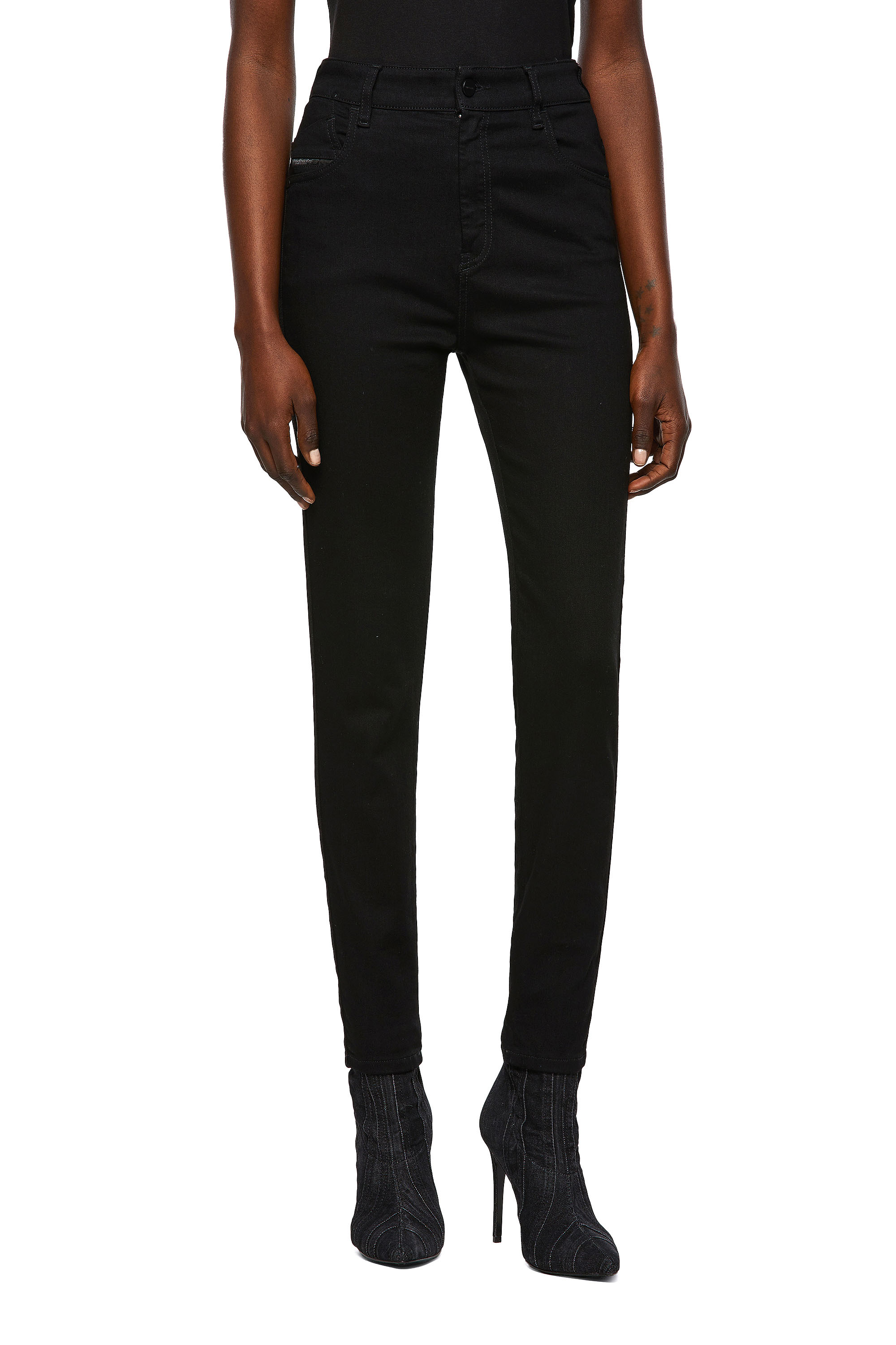 Slandy High 069EF, Negro/Gris oscuro - Vaqueros