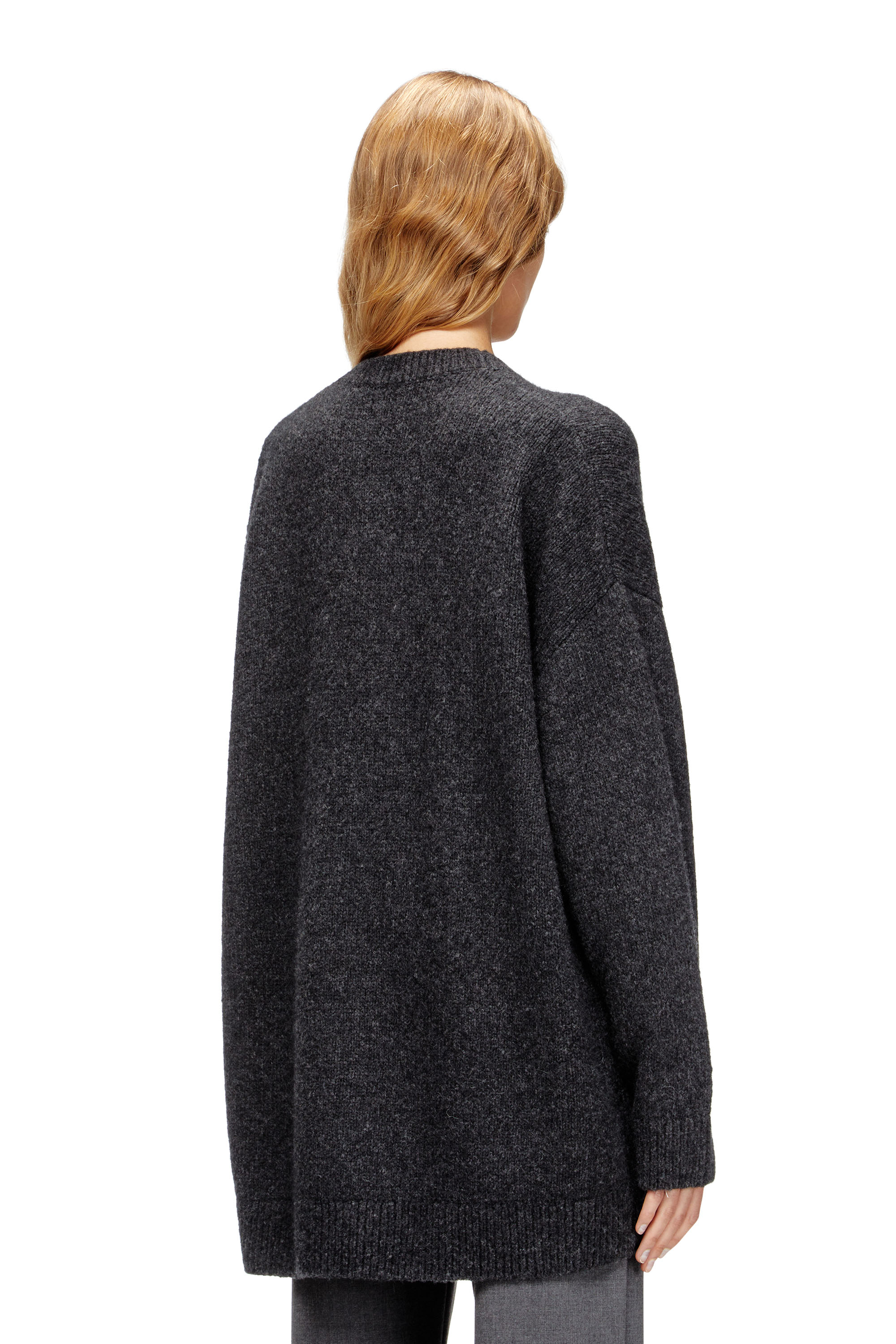 Diesel - M-AREELA, Cárdigan de mezcla de lana y alpaca Mujer in Multicolor - 4