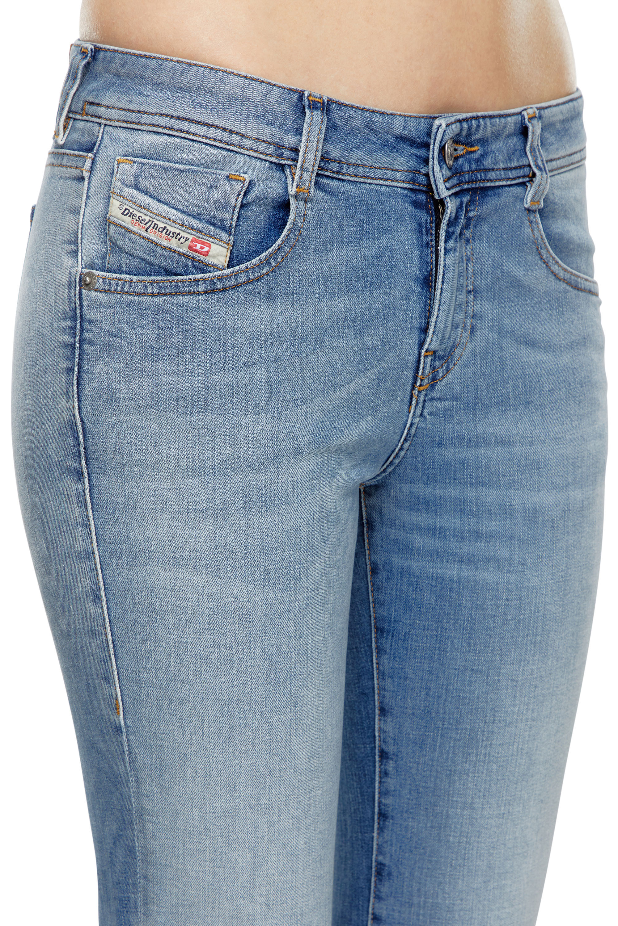 Diesel - Bootcut and Flare Jeans 1969 D-Ebbey 09K06, Azul Claro - Image 4