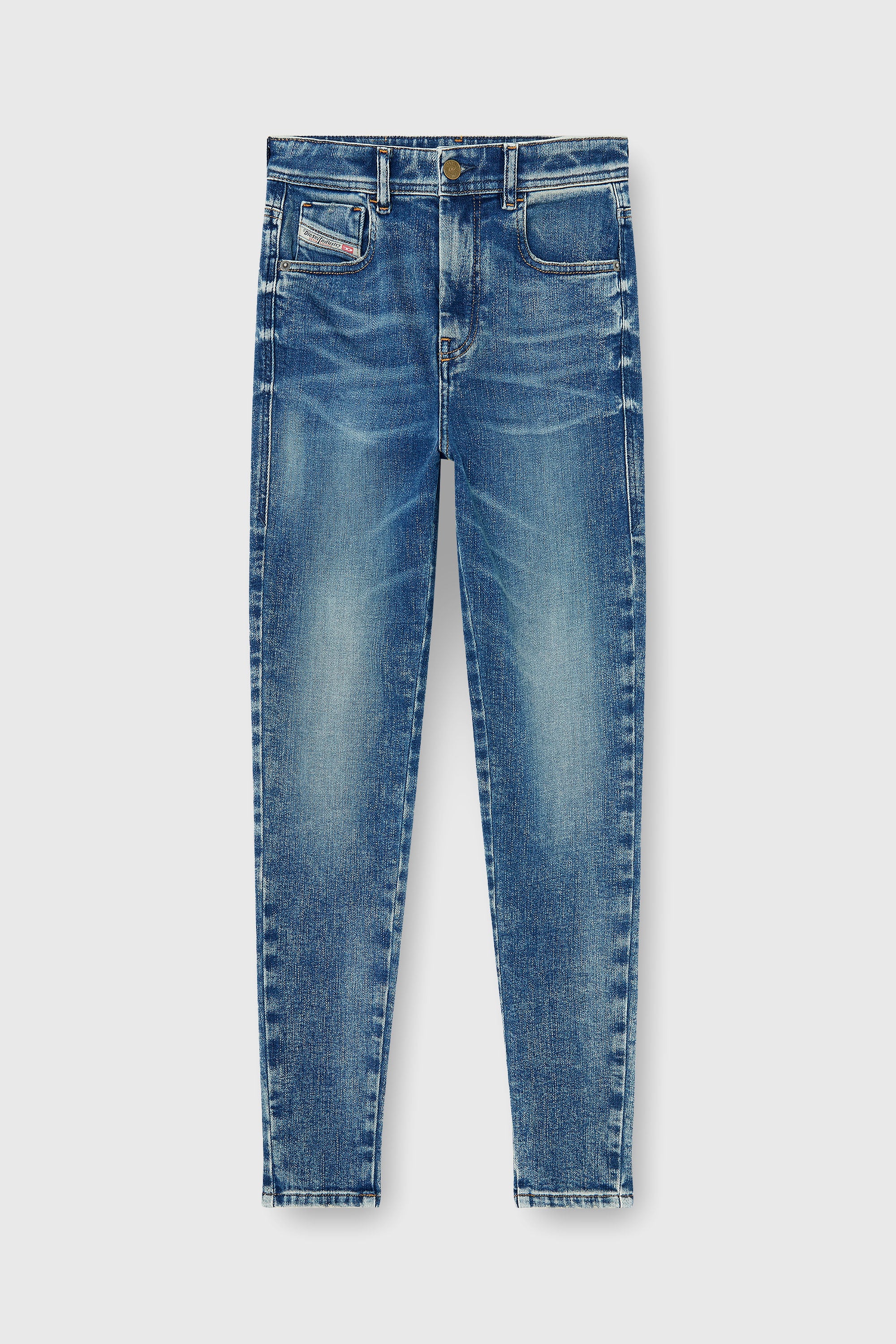 Diesel - Skinny Jeans 1984 Slandy-High 09P72 Mujer, Azul medio - 2