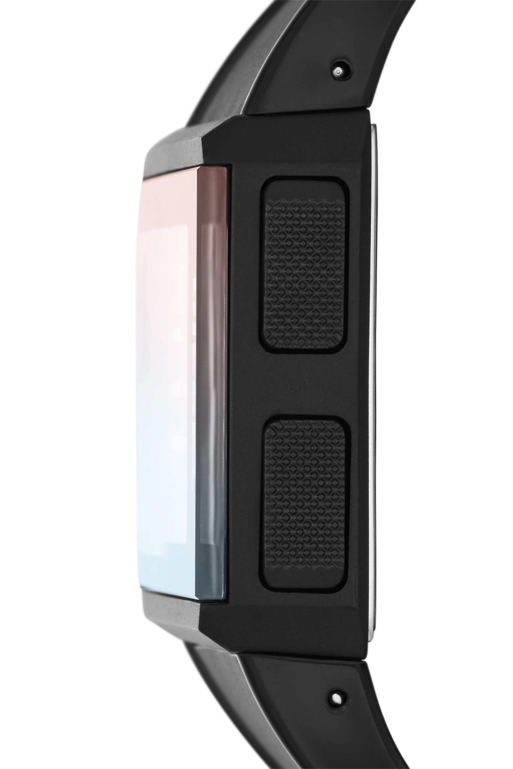 Diesel - DZ1971, Reloj Chopped con pulsera de silicona Unisex in Negro - 3