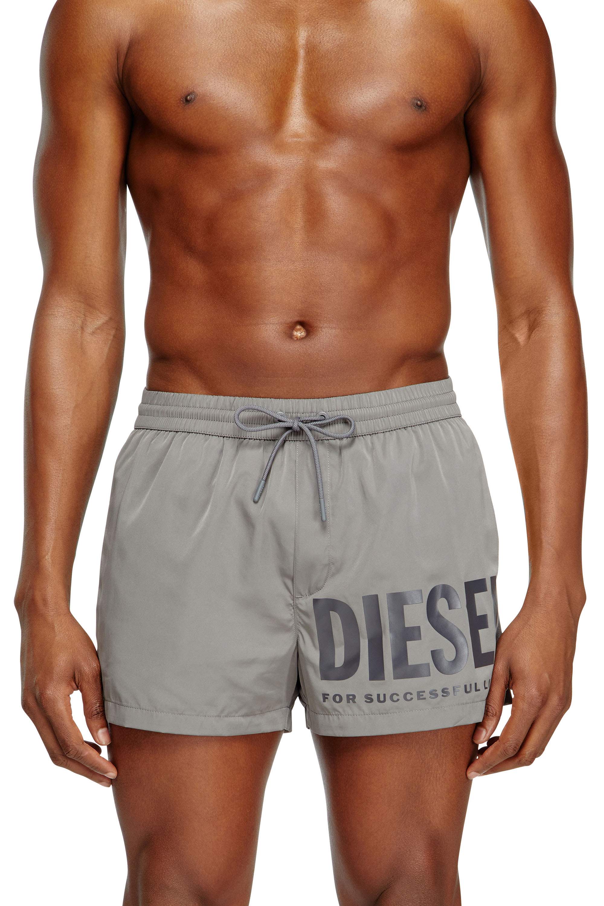 Diesel - MARIO-34-D-CORE, Bañadores con estampado de logotipo Hombre in Gris - 1
