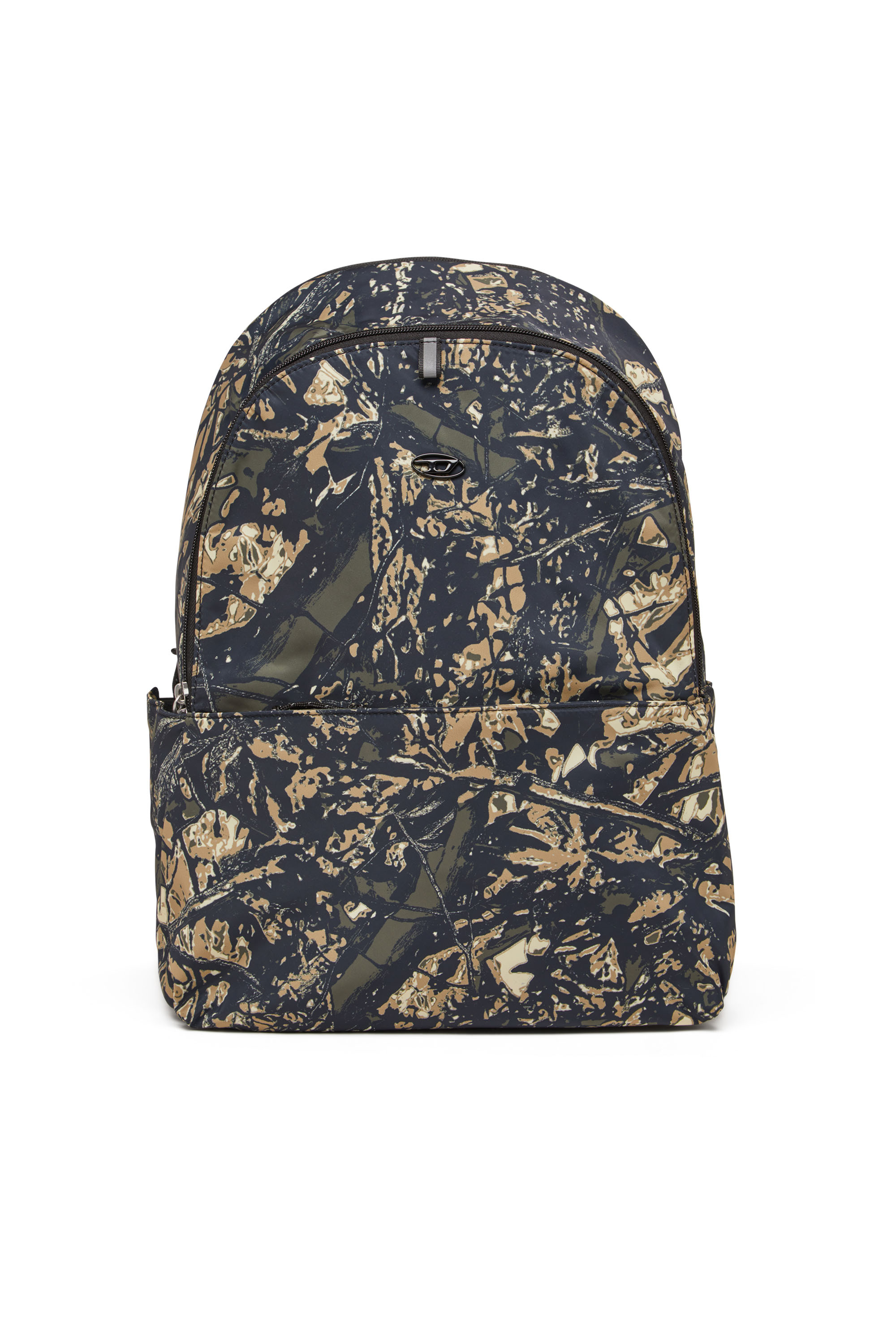 Diesel - D-PACK BACKPACK X, D-Pack-Mochila de tejido con estampado de camuflaje Hombre in Verde - 2