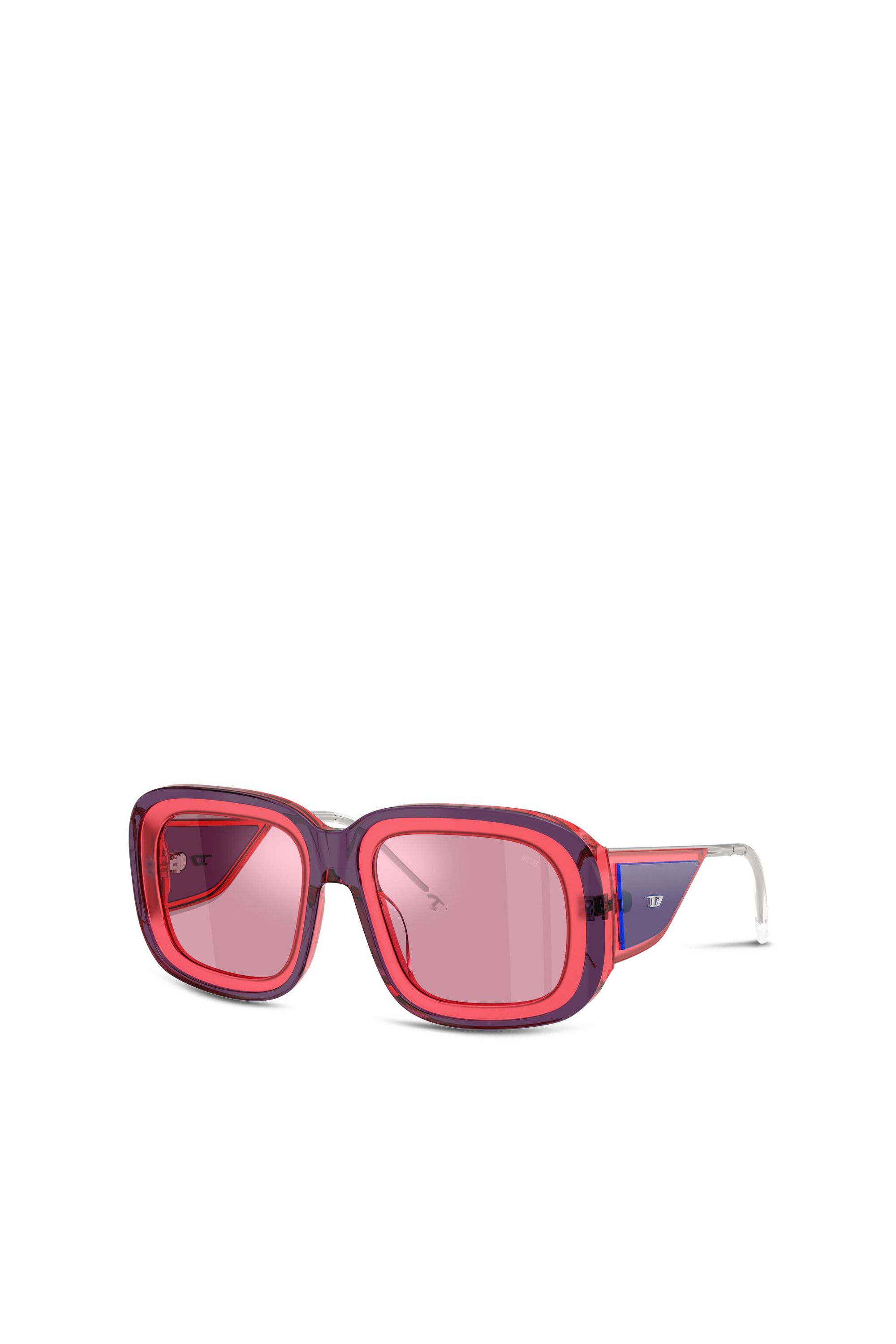 Diesel - 0DL2015U, Unisex's Square sunglasses in Pink - 1