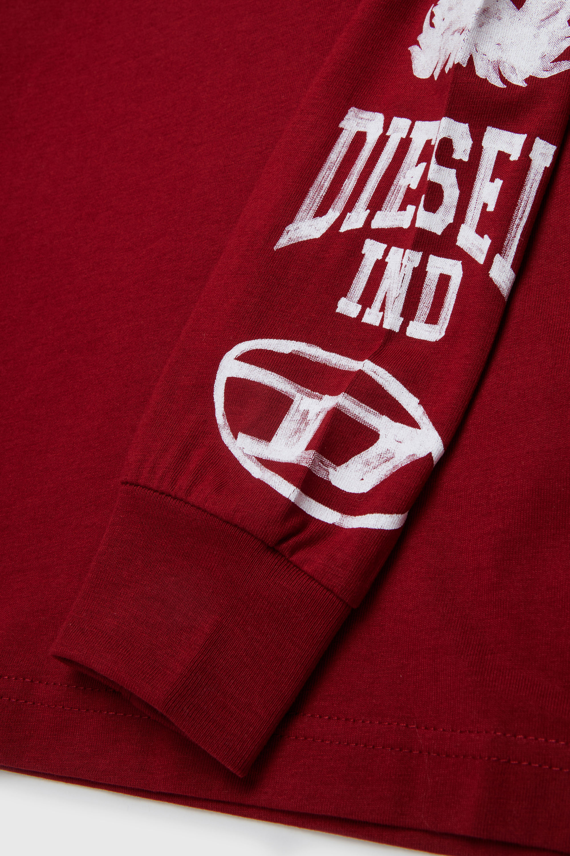 Diesel - TBUNDY OVER, Camiseta de manga larga con capucha y gr&aacute;ficos varsity Hombre in ToBeDefined - 4