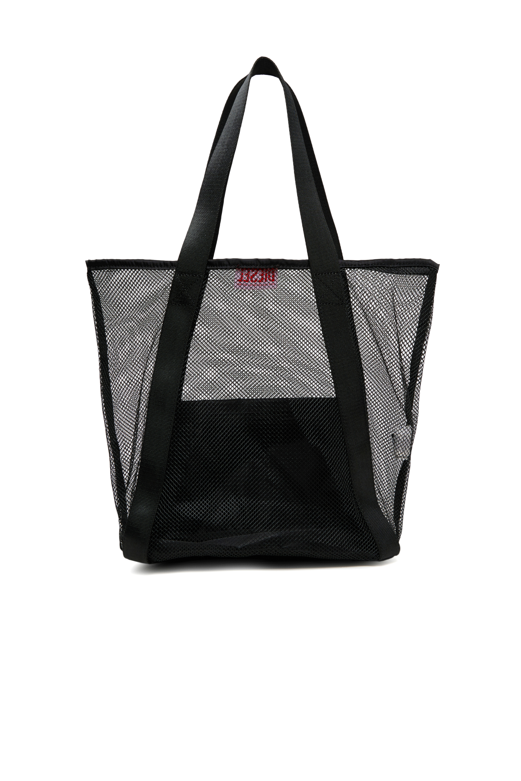 Diesel - WAPYS, WAPYS-Bolsa tote de malla de nailon Mujer in Negro - 2
