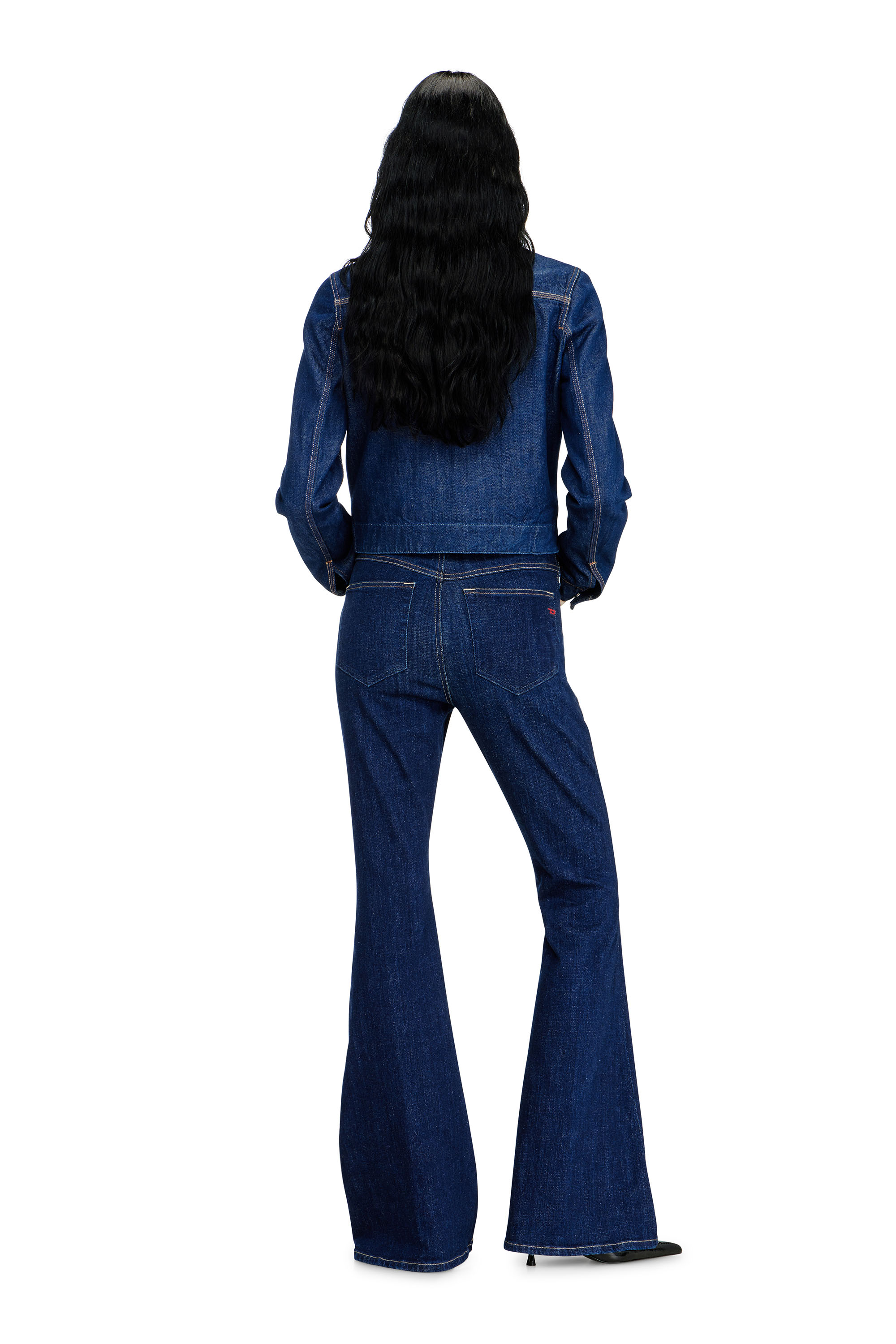 Diesel - Bootcut Jeans 1973 D-Partt 09Q03 Mujer, Azul Oscuro - 3