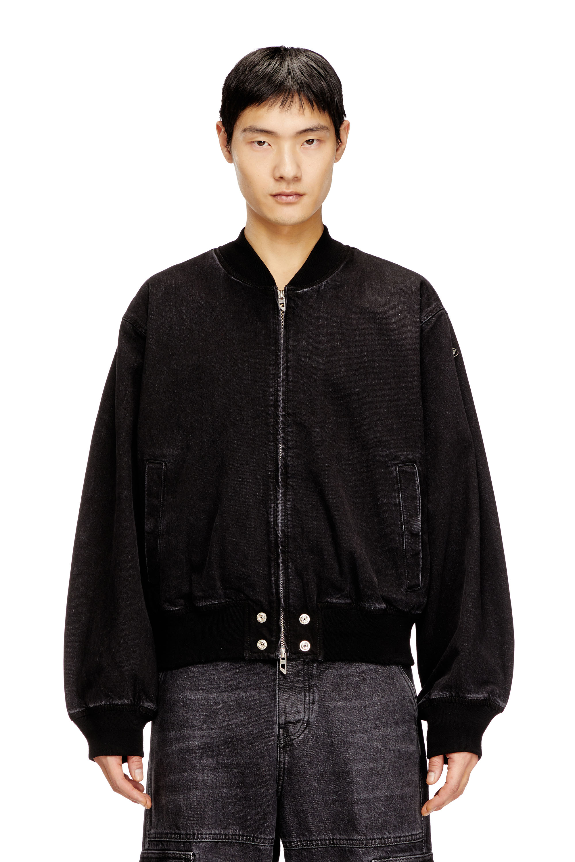 Diesel - D-GUZ, Chaqueta bomber en denim Unisex in ToBeDefined - 1