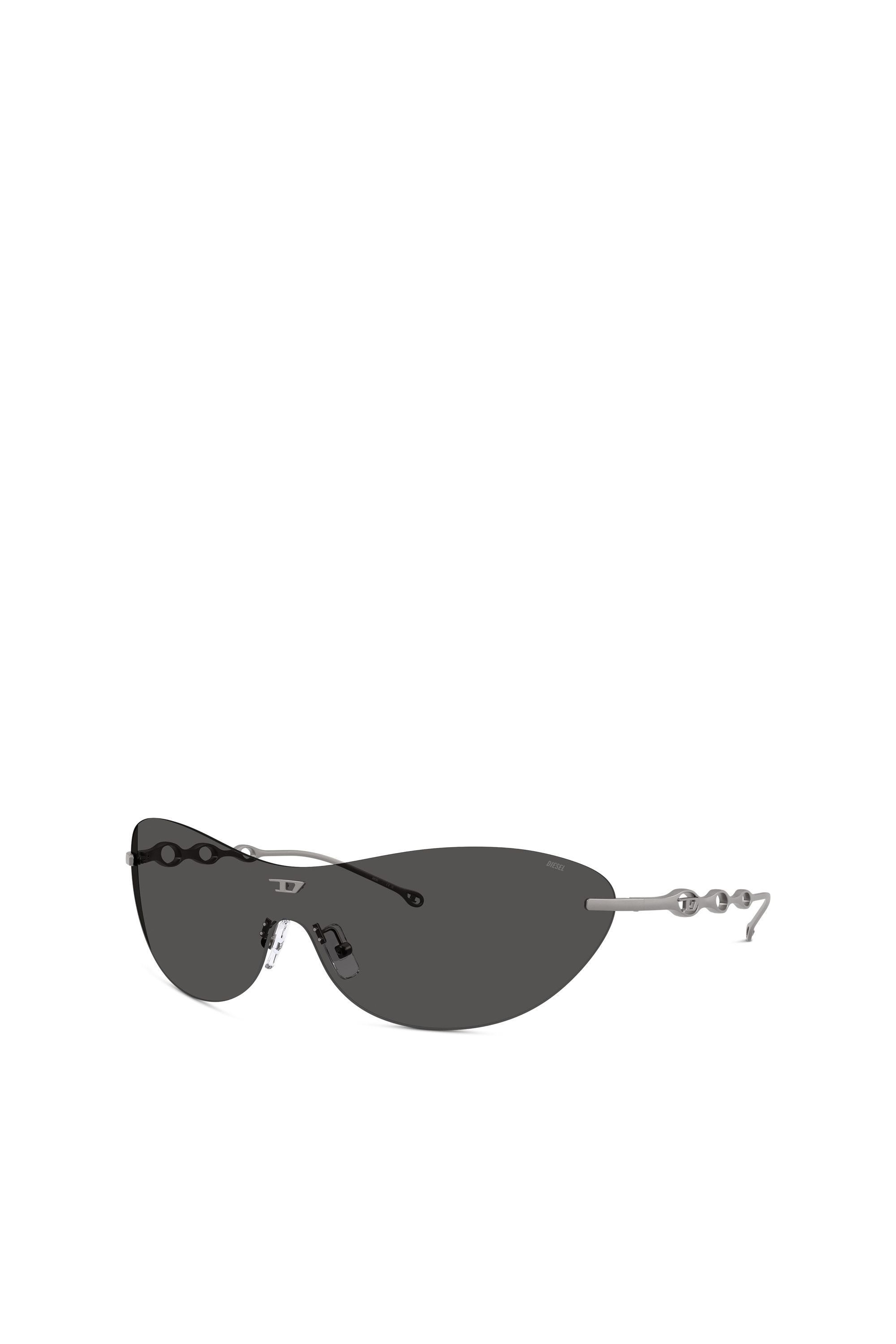 Diesel - 0DL1006 SIZE 35, Gafas de sol ovaladas Unisex in Gris - 5