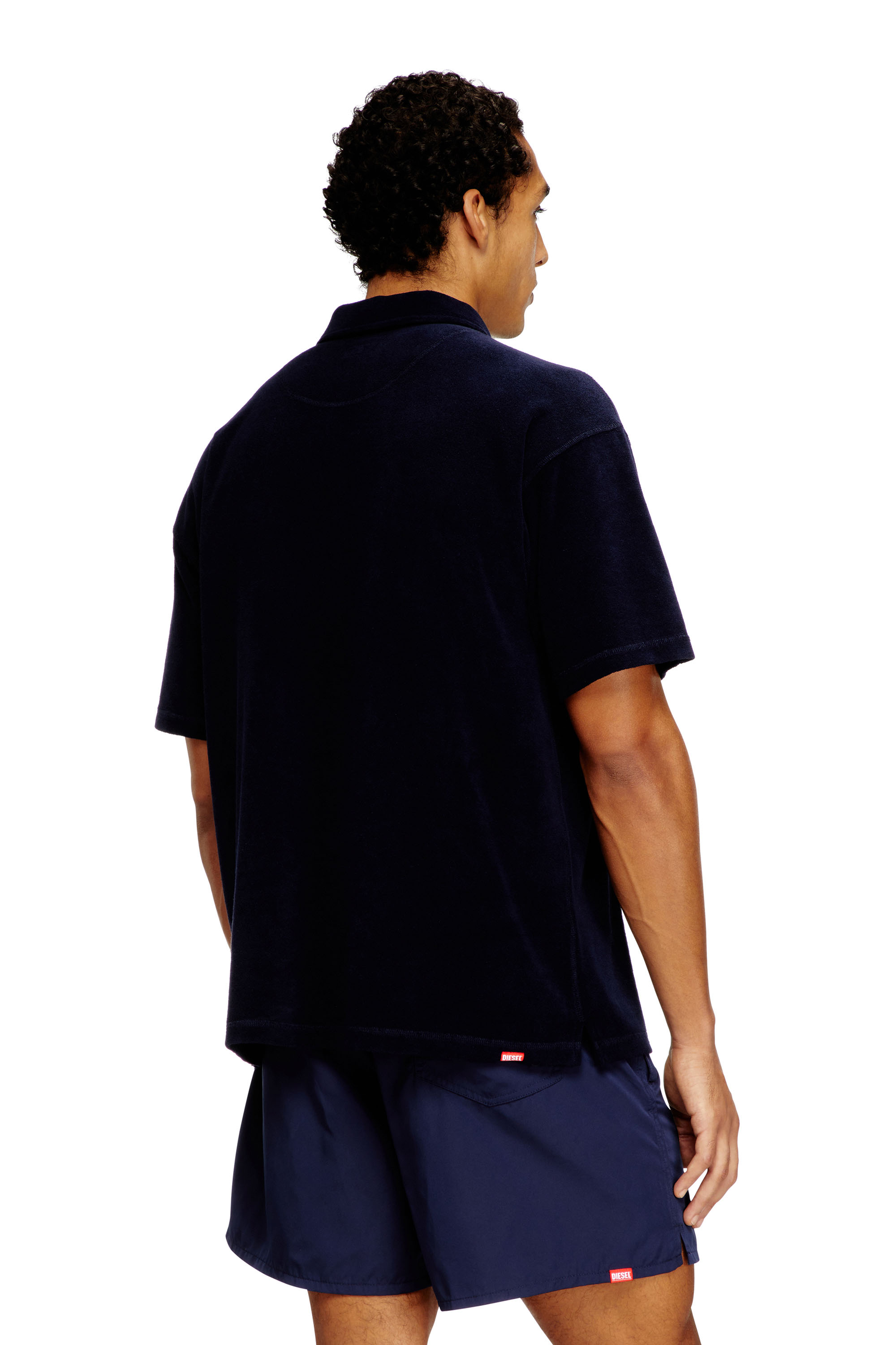 Diesel - JOSHUA-D-CORE, Polo de algodón tipo toalla Hombre in ToBeDefined - 4