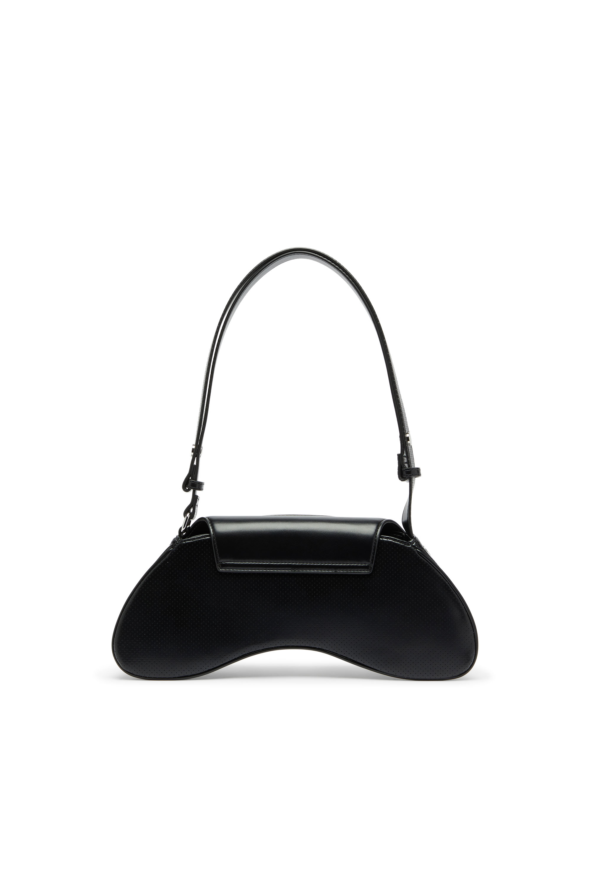 Diesel - PLAY CROSSBODY, Play - Bolso bandolera en PU acolchado perforado Mujer in Negro - 2