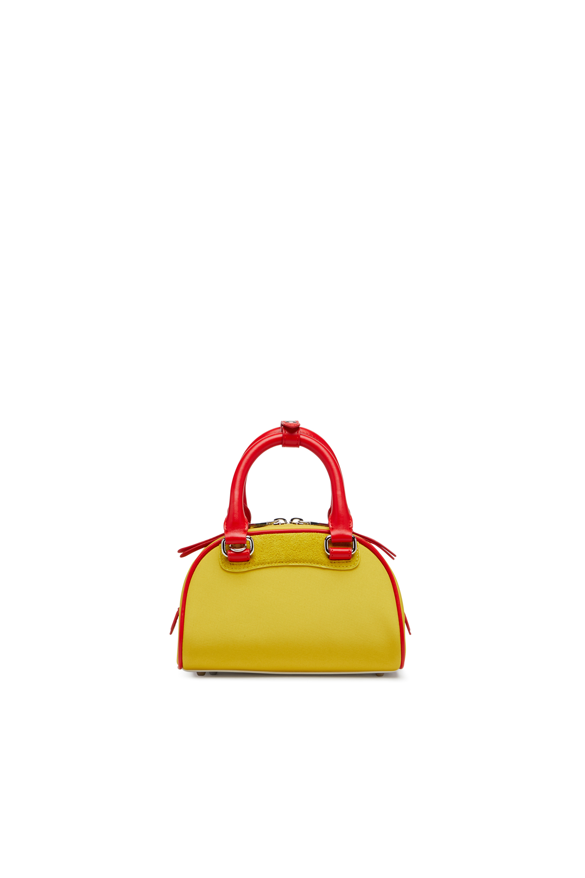 Diesel - 1DR DOME CROSSBODY, Mini bolso de bloques de color tipo bowling Mujer in Amarillo - 2