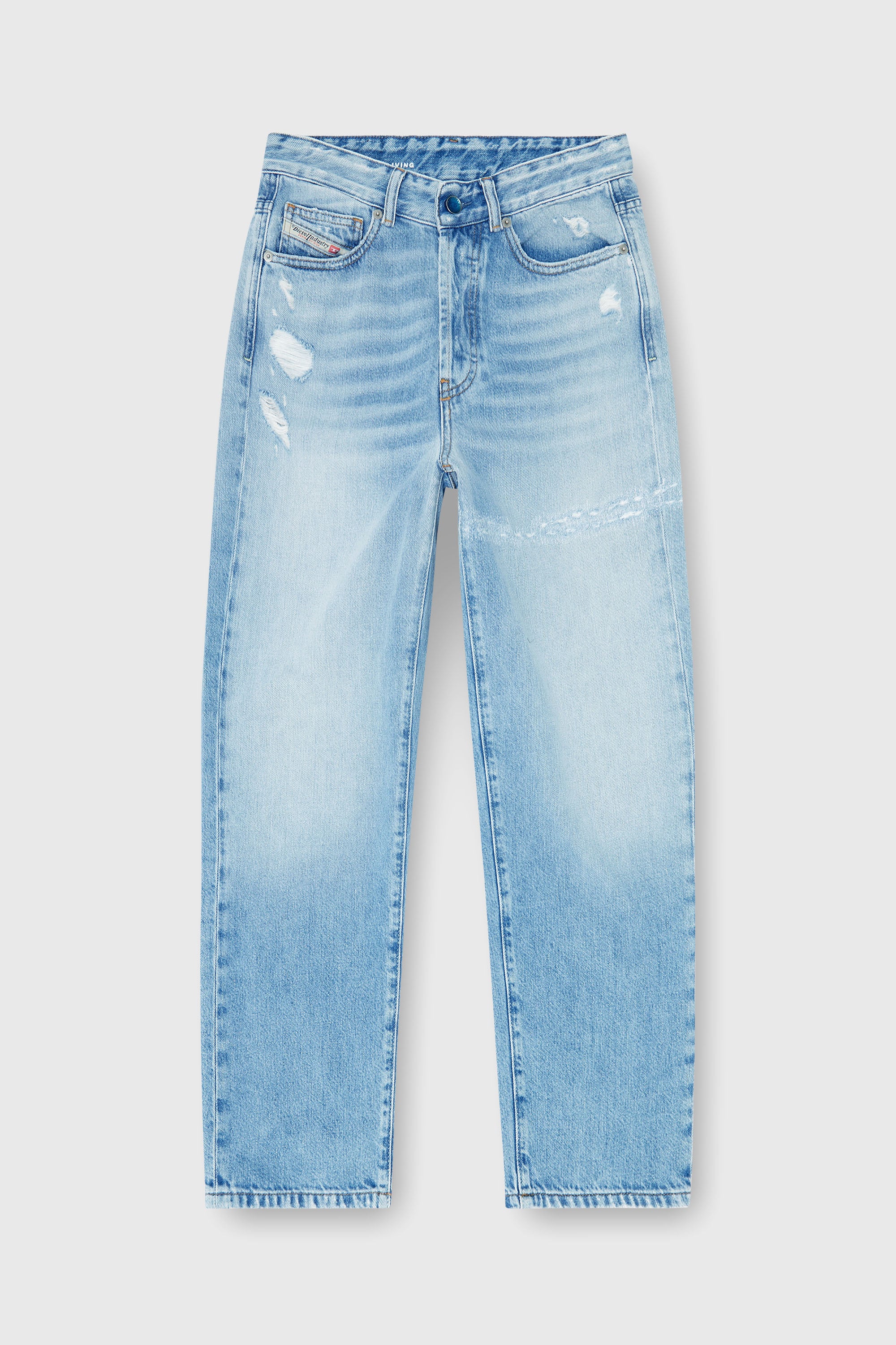 Diesel - Regular Jeans 1981 D-Went 09P49 Mujer, Azul Claro - 2