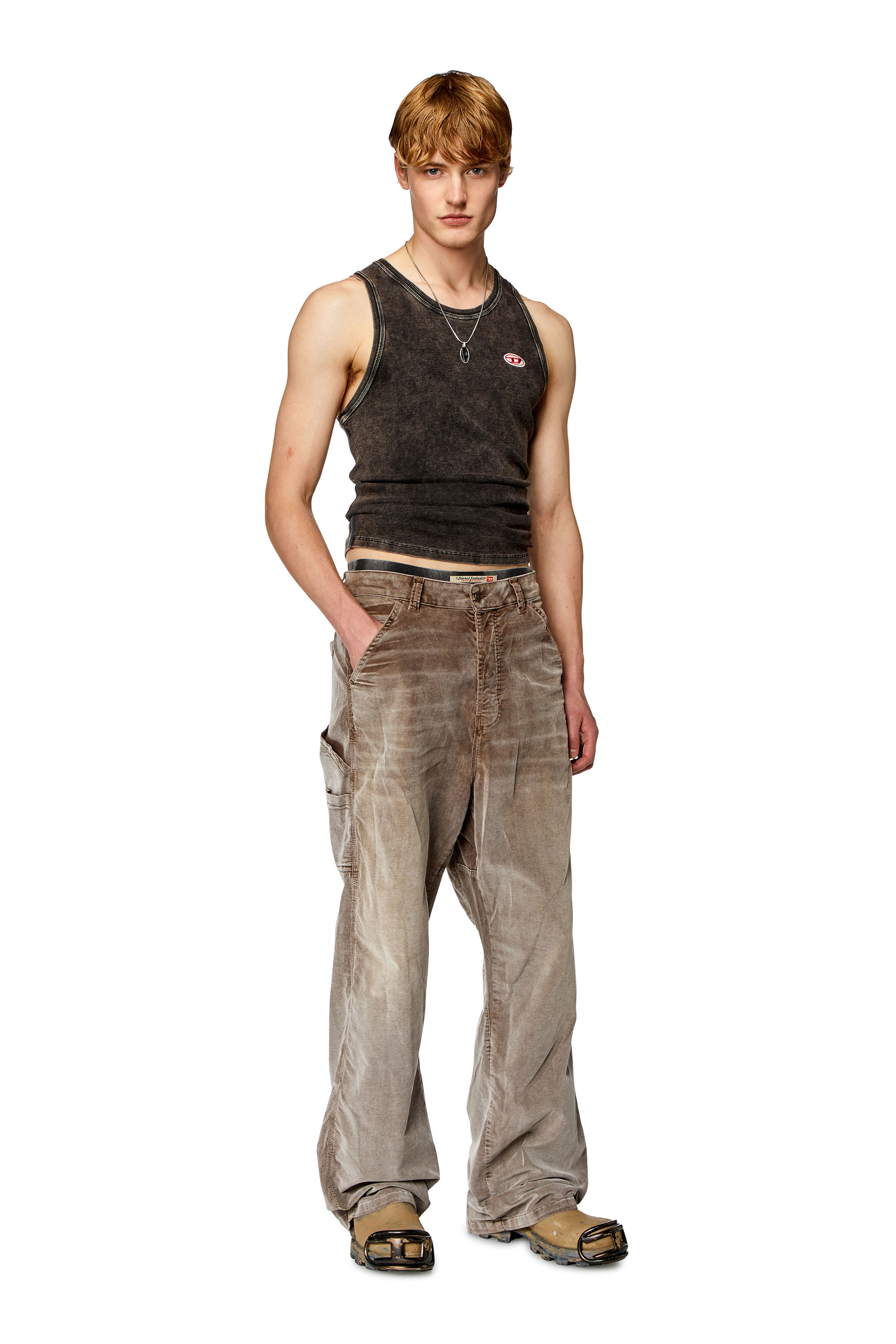 Diesel - Straight Jeans D-Livery 068JF, Marrón - Image 4