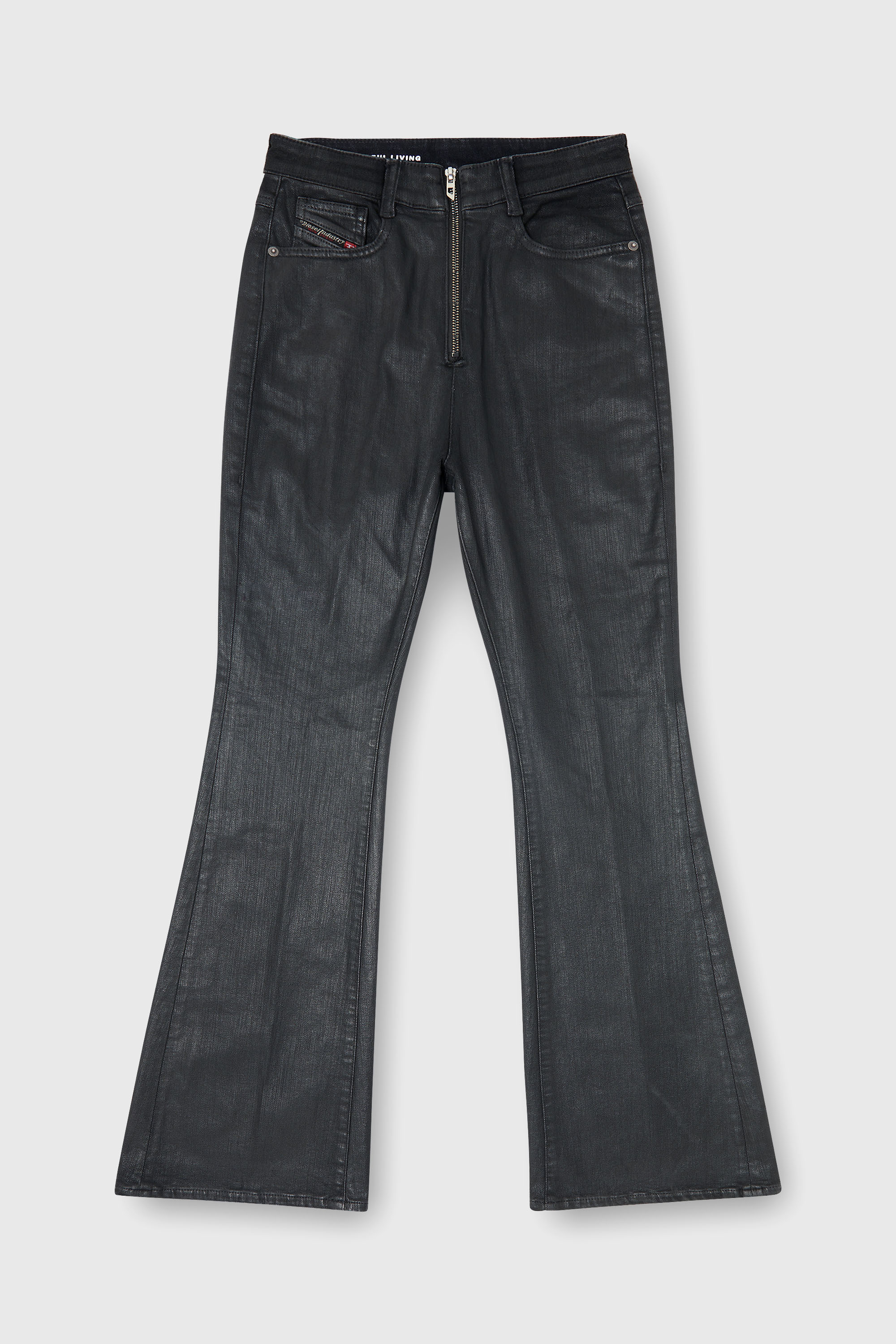 Diesel - Bootcut Jeans 1973 D-Partt 09P78 Mujer, Negro/Gris oscuro - 2