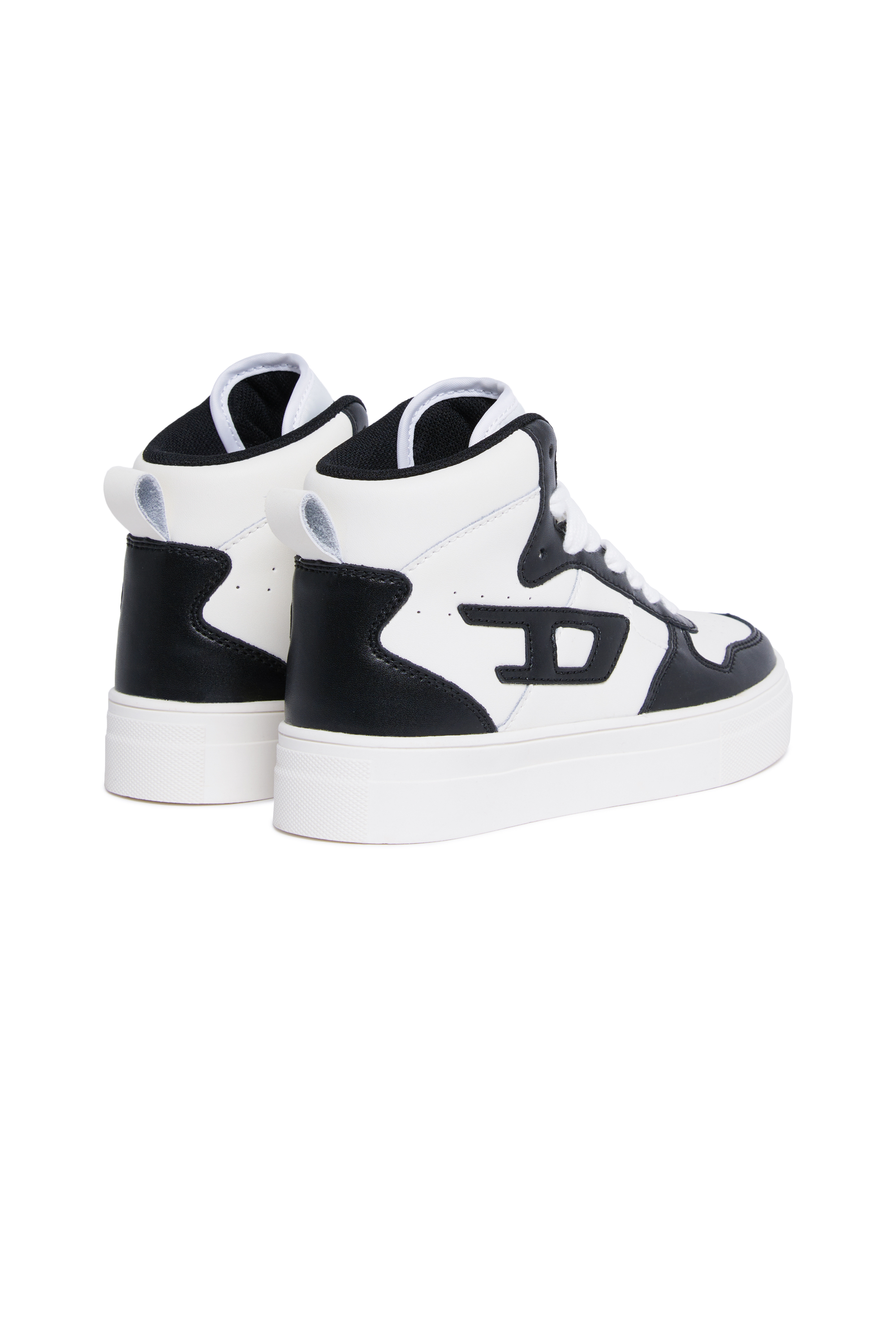 Diesel - S-UKIYO MID 2.0., Deportivas altas de cuero perforado Unisex in Multicolor - 4