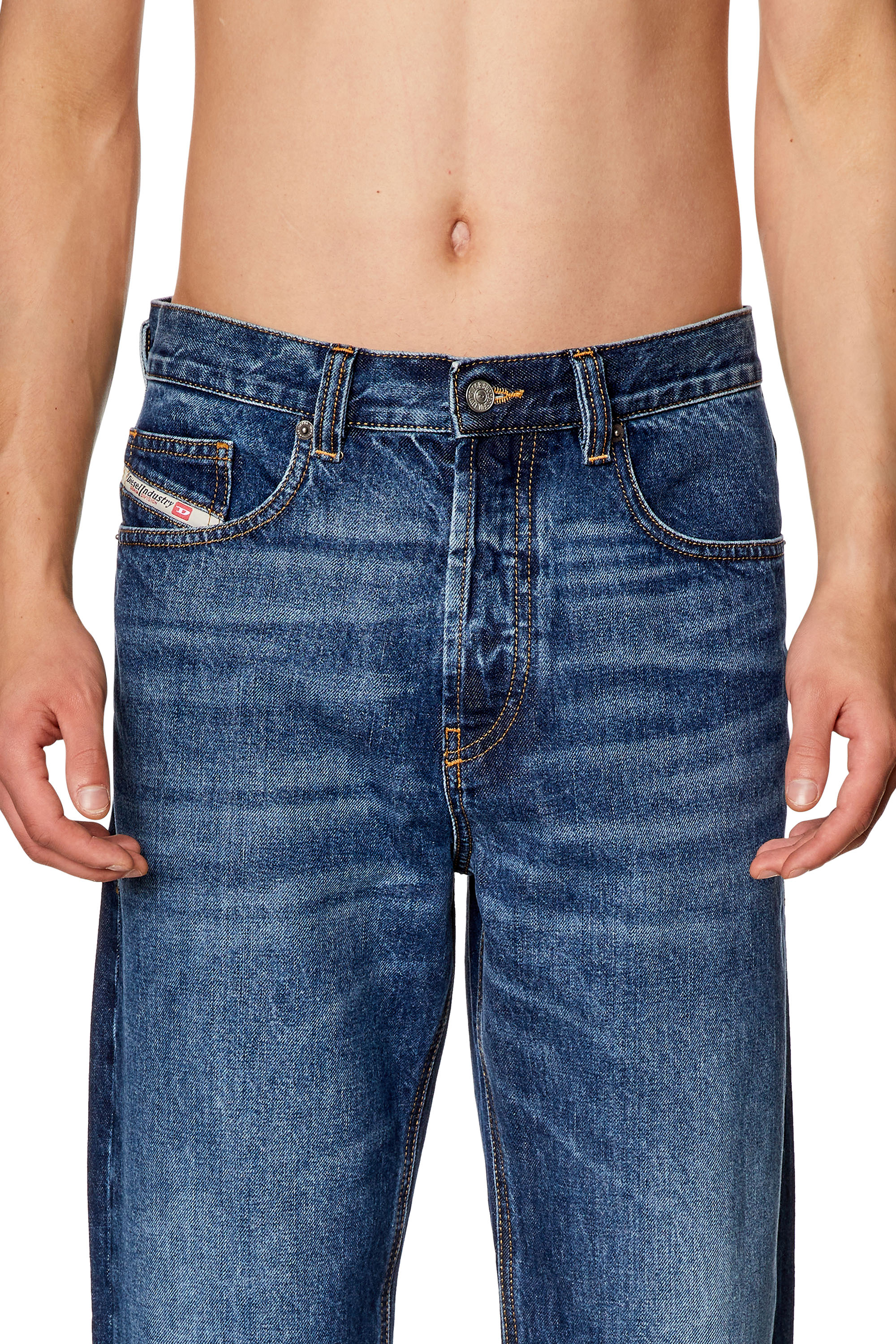 Diesel - Straight Jeans 2010 D-Macs 09I27, Azul Oscuro - Image 4