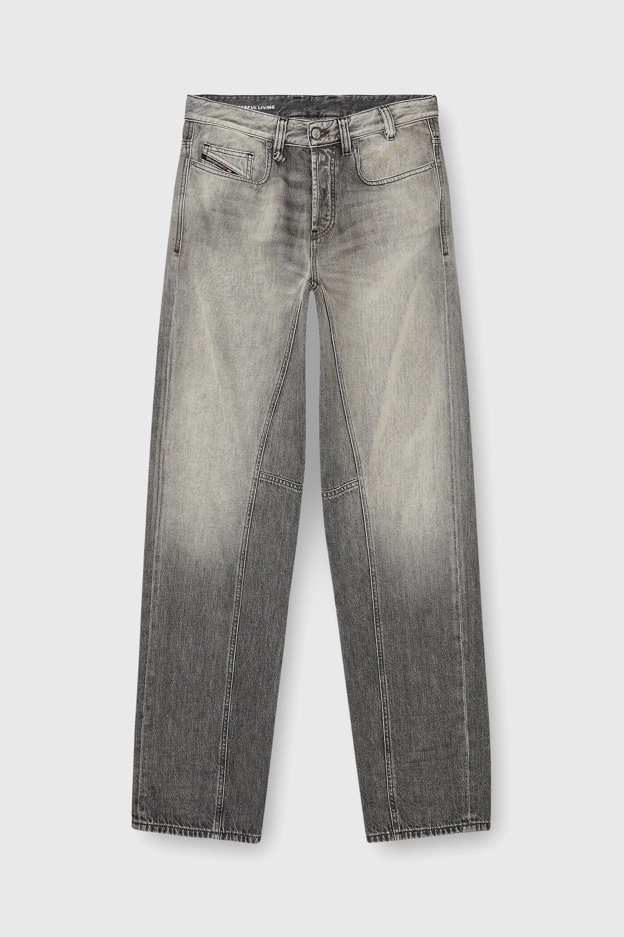 Diesel - Relaxed Jeans 2001 D-Macro 09P56 Hombre, Gris - 2