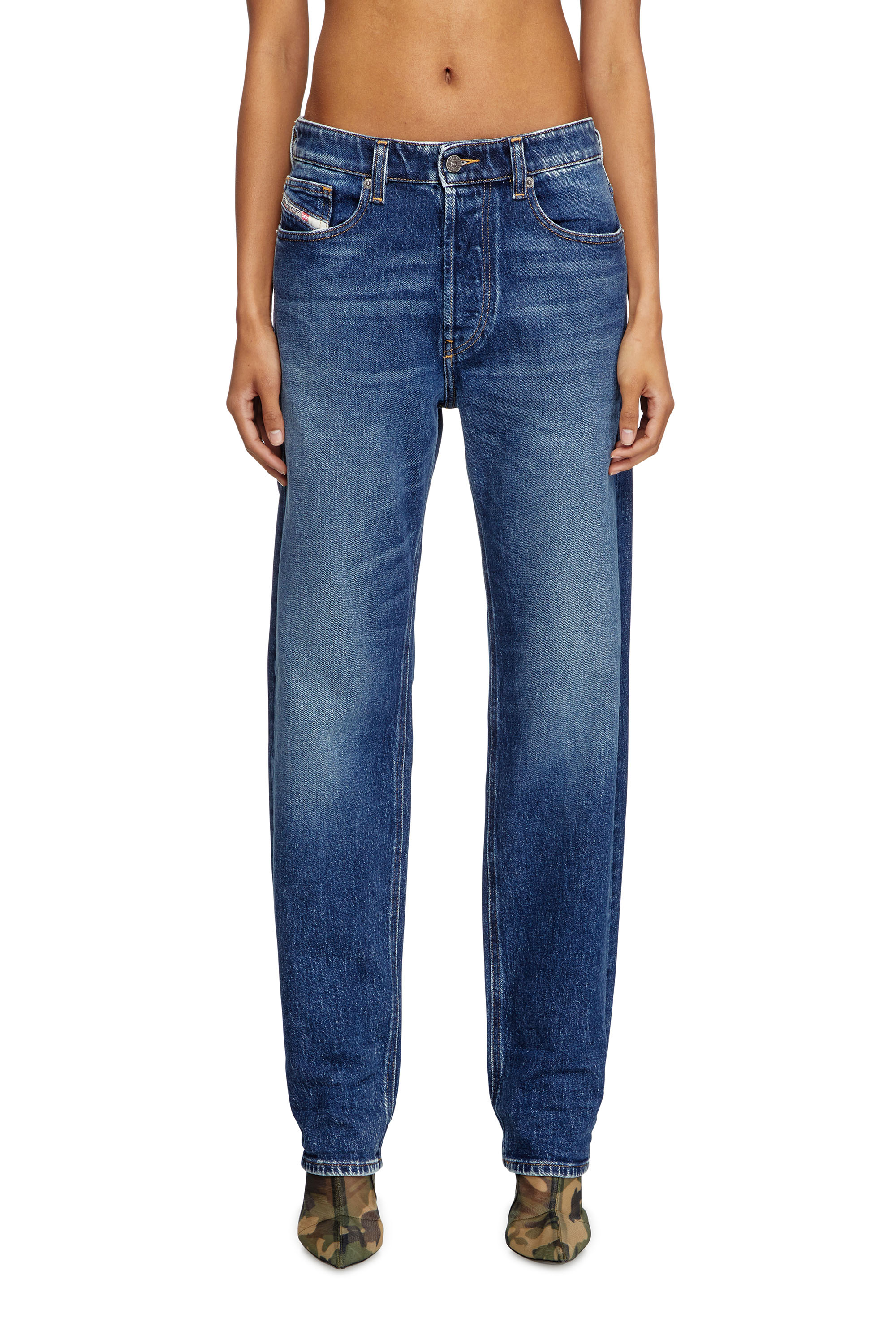 Diesel - Regular Jeans 1988 D-Ark 09L21 Mujer, Azul Oscuro - 1