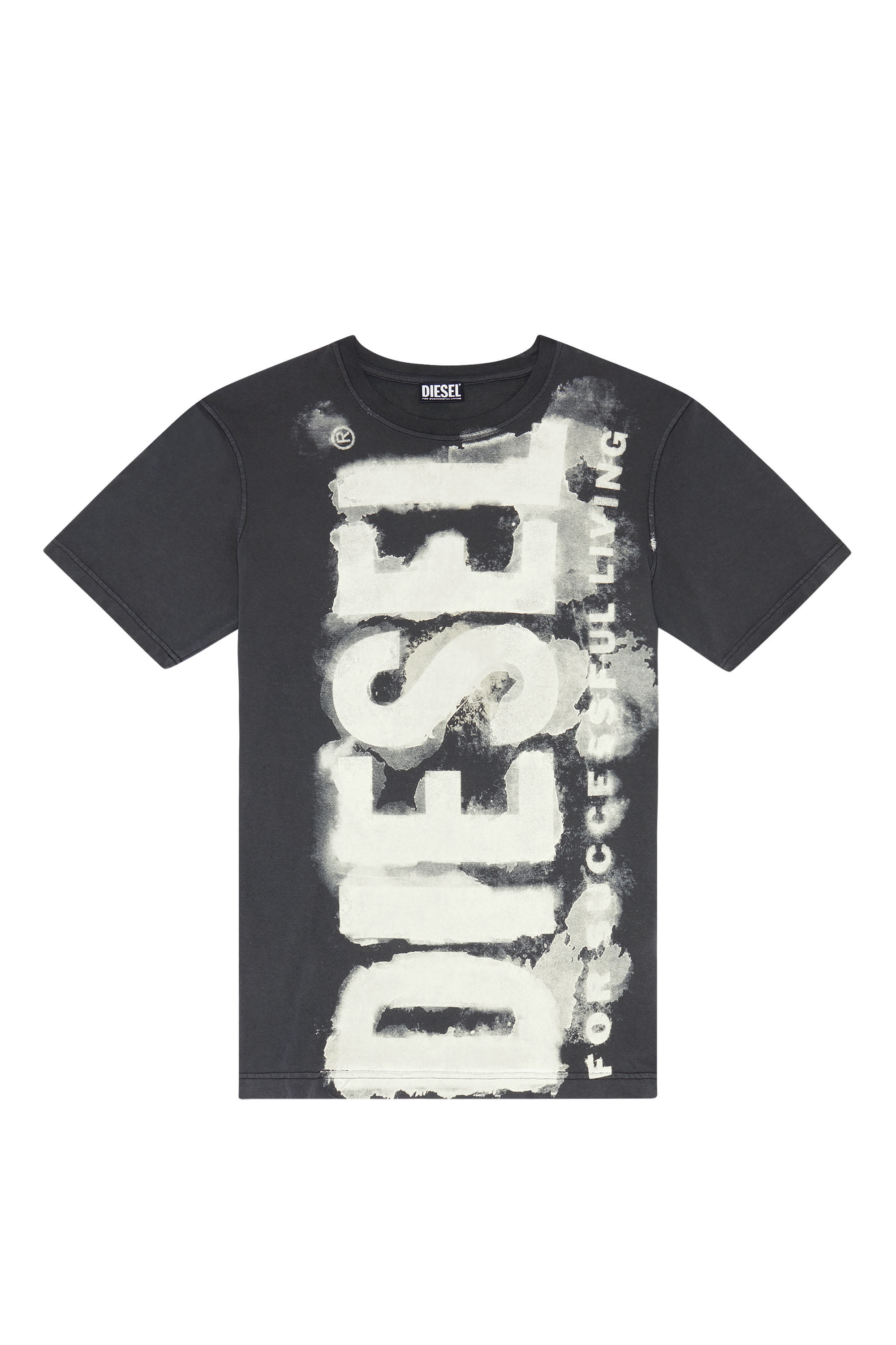 Diesel - T-JUST-E16, Gris oscuro - Image 1