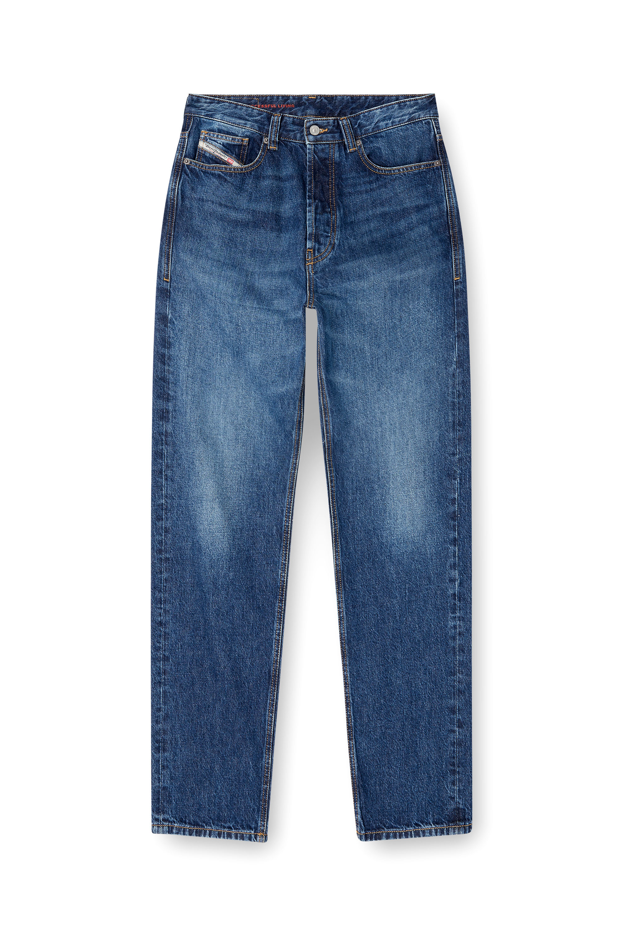 Diesel - Regular Jeans 2024 D-Macs 09I27 Hombre, Azul medio - 3